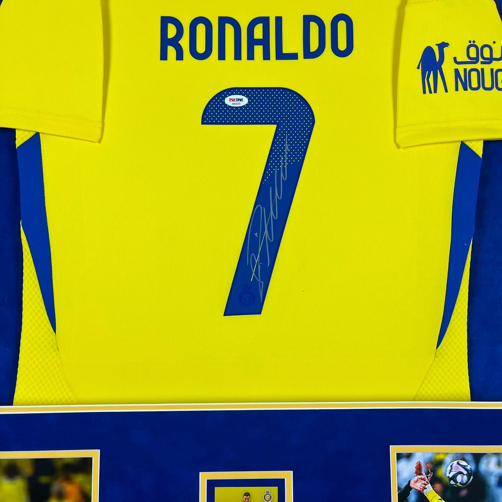 Cristiano Ronaldo Signed Jersey Framed