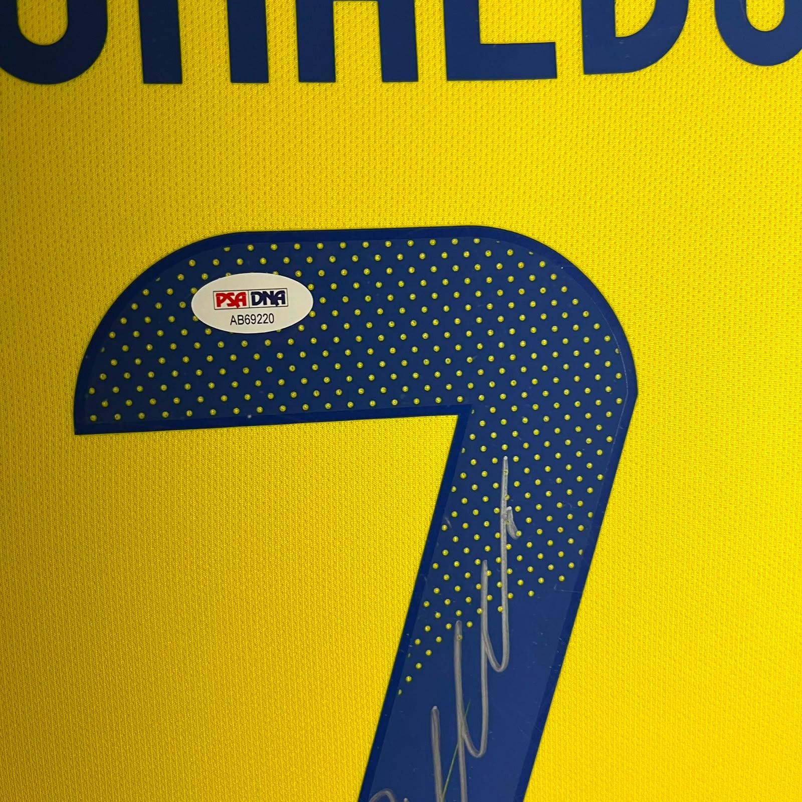 Cristiano Ronaldo Signed Jersey Framed