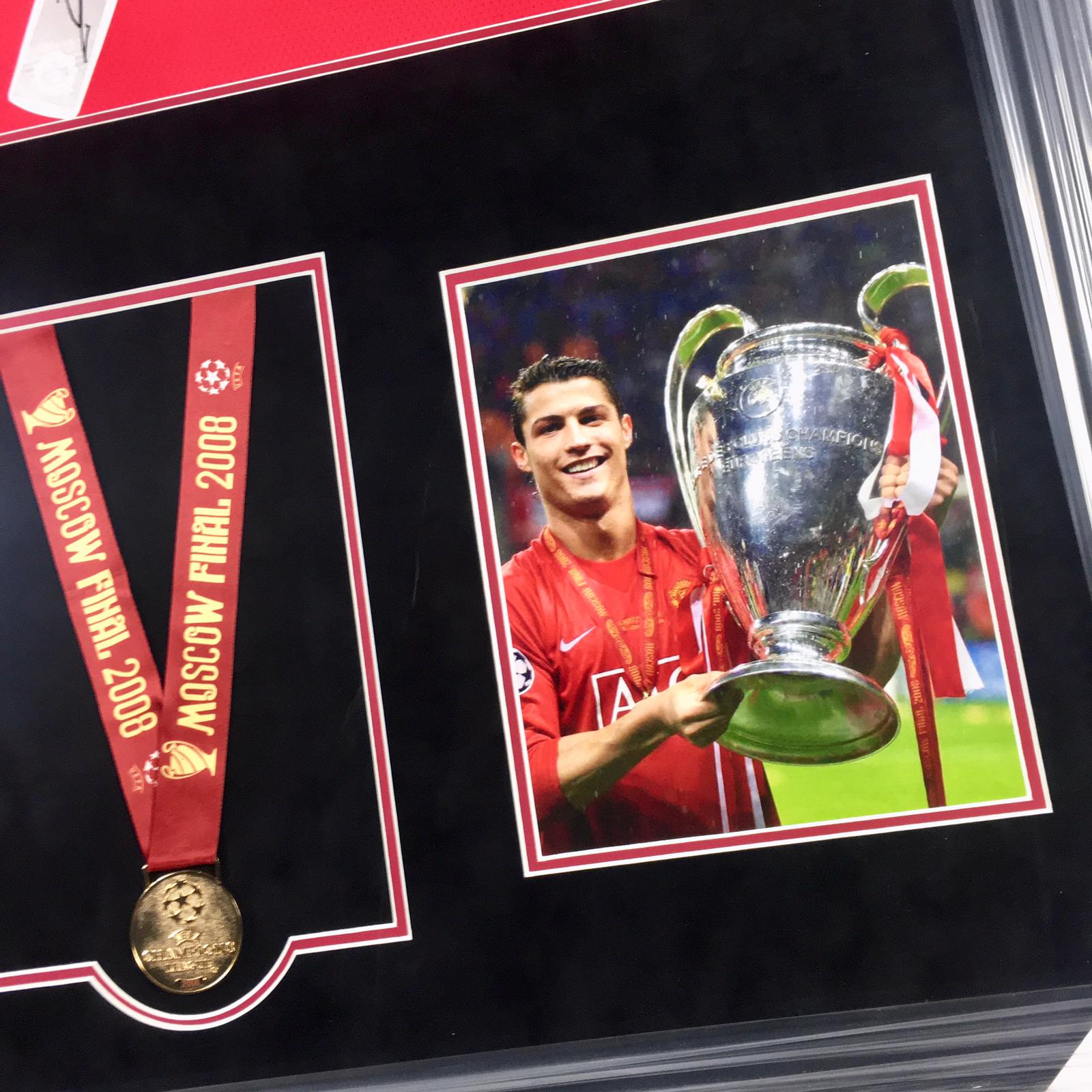 Cristiano Ronaldo Signed Jersey Framed