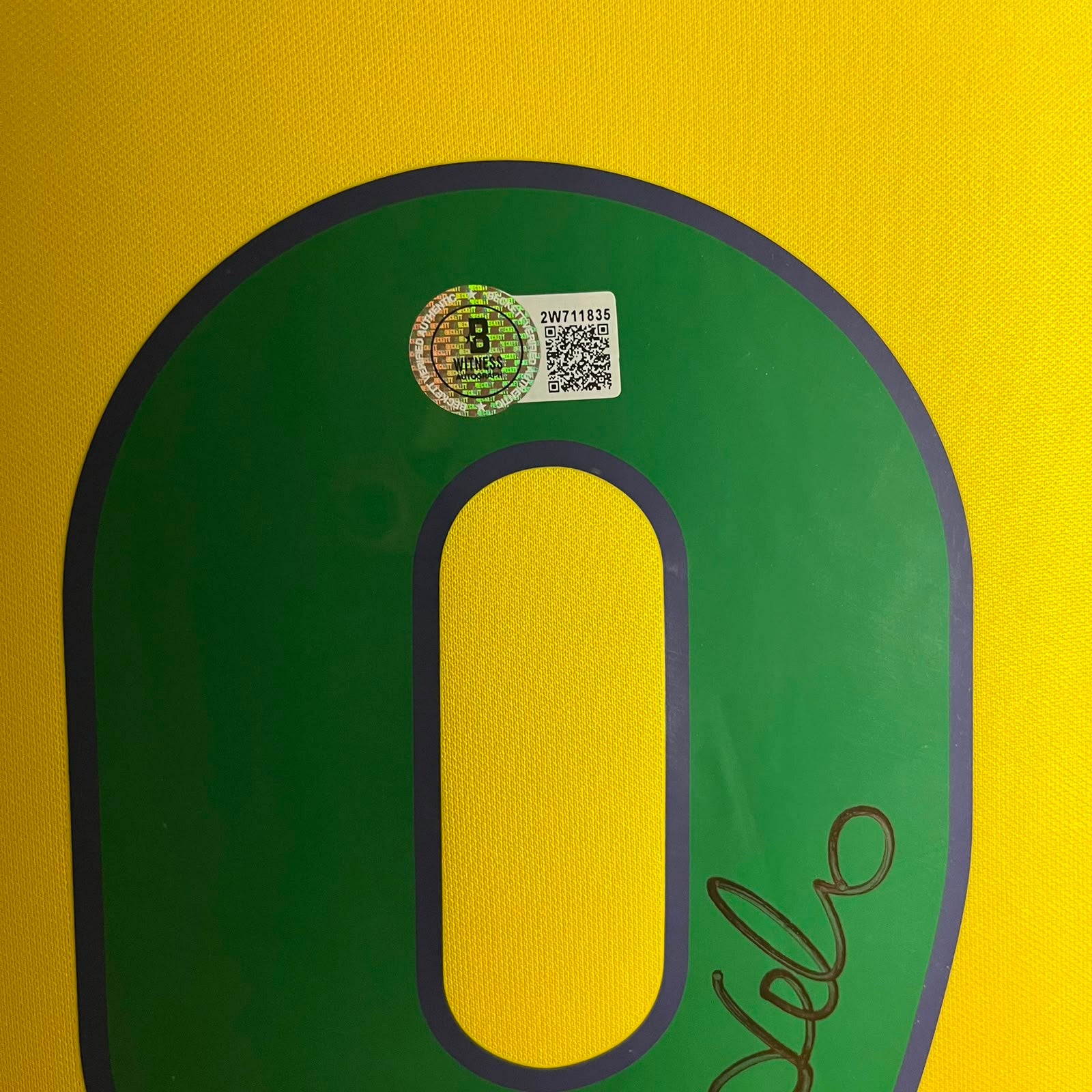 Ronaldo Nazario Signed Jersey Framed