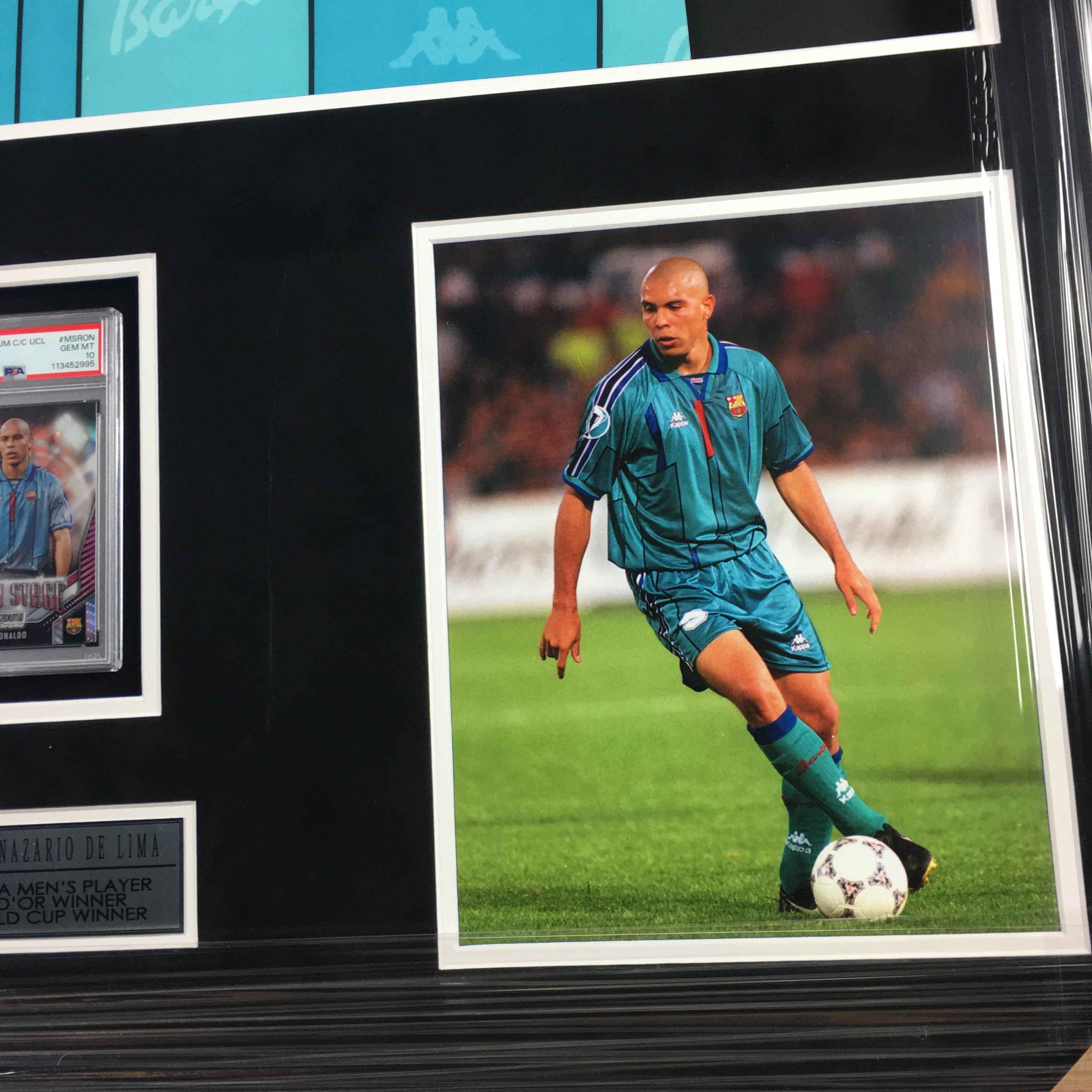Ronaldo Nazario Signed Jersey Framed