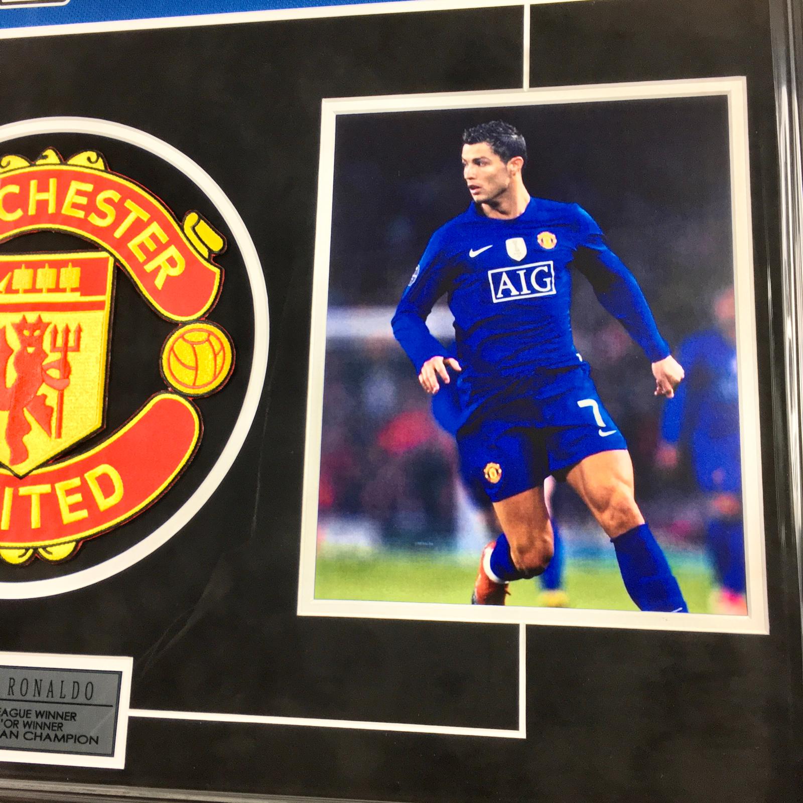 Cristiano Ronaldo Signed Jersey Framed