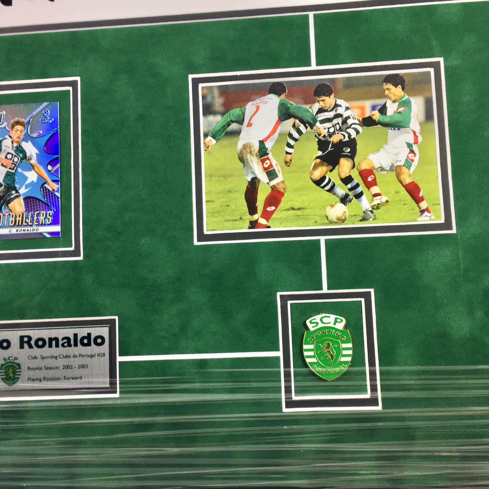 Cristiano Ronaldo Signed Jersey Framed