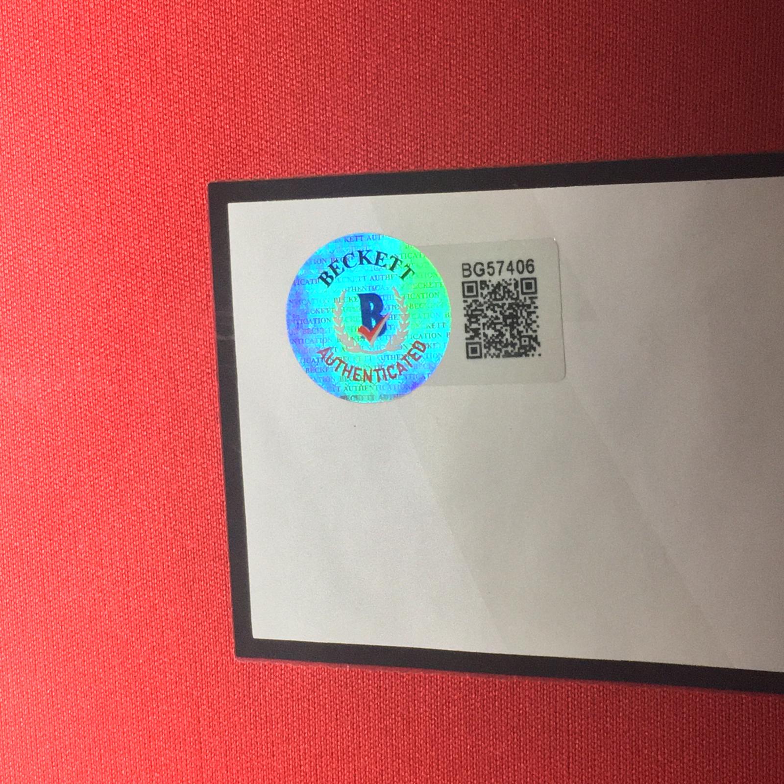 Bukayo Saka Signed Jersey Framed