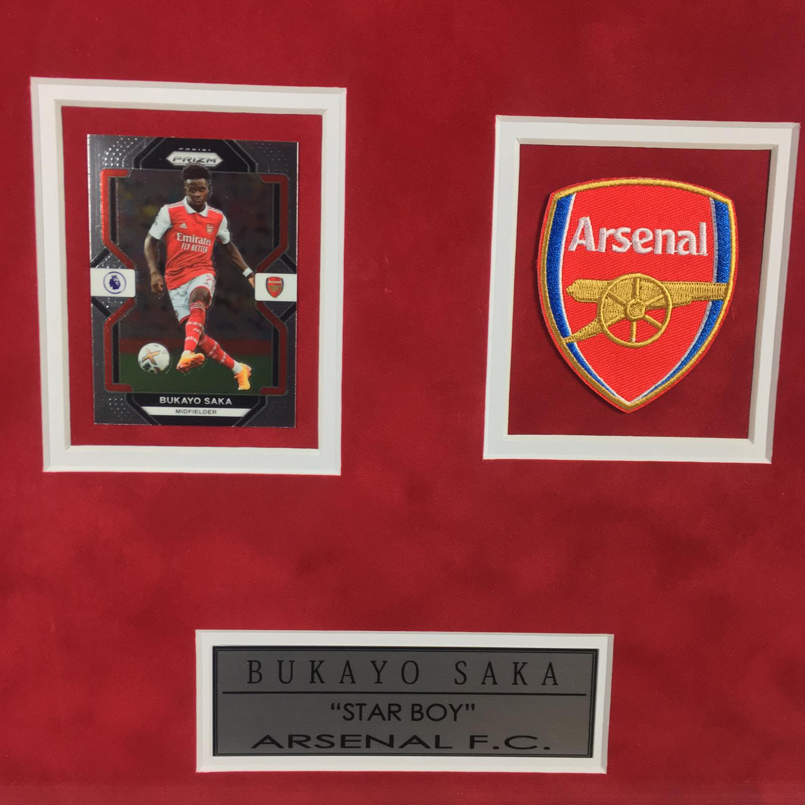 Bukayo Saka Signed Jersey Framed