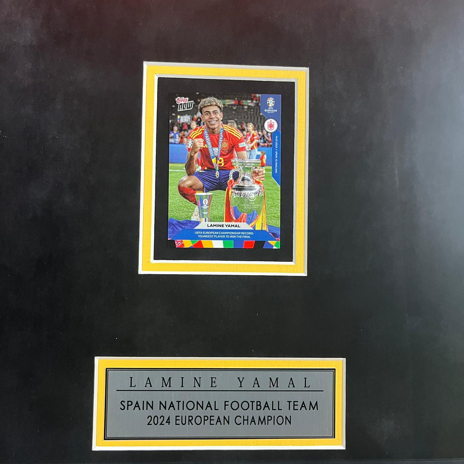 Lamine Yamal Signed Jersey Framed