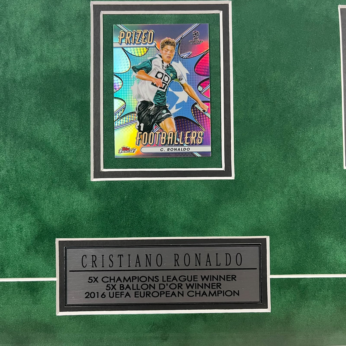Cristiano Ronaldo Signed Jersey Framed