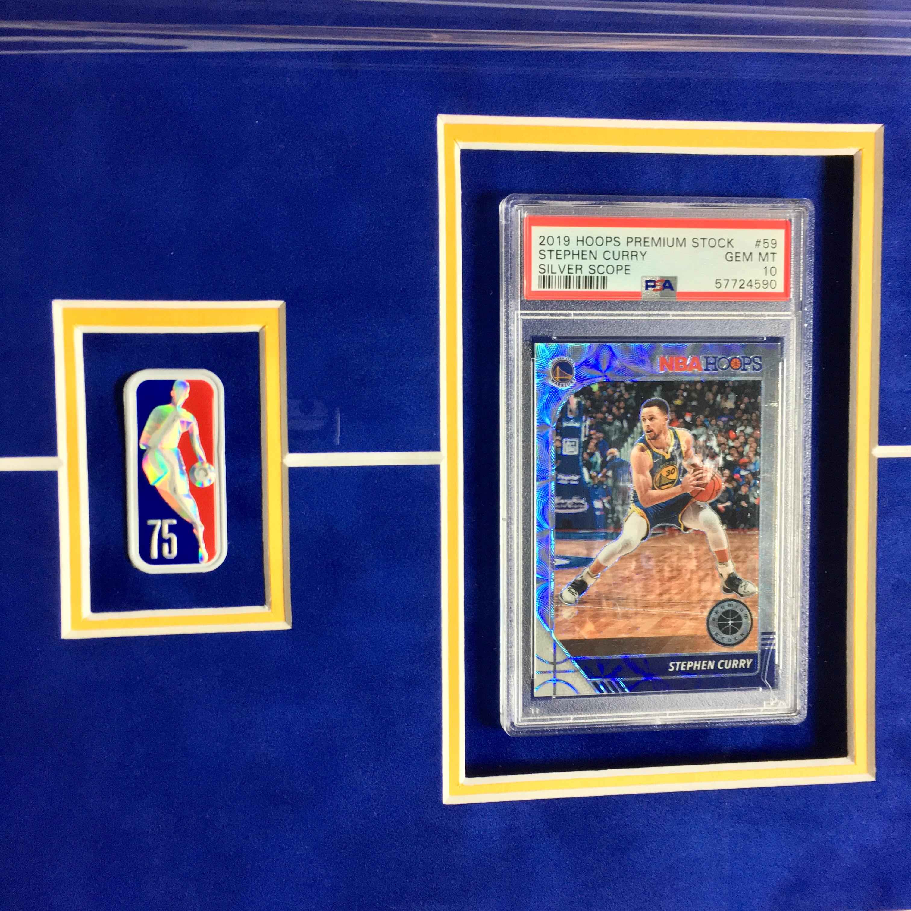 Stephen Curry Signed Photo Framed