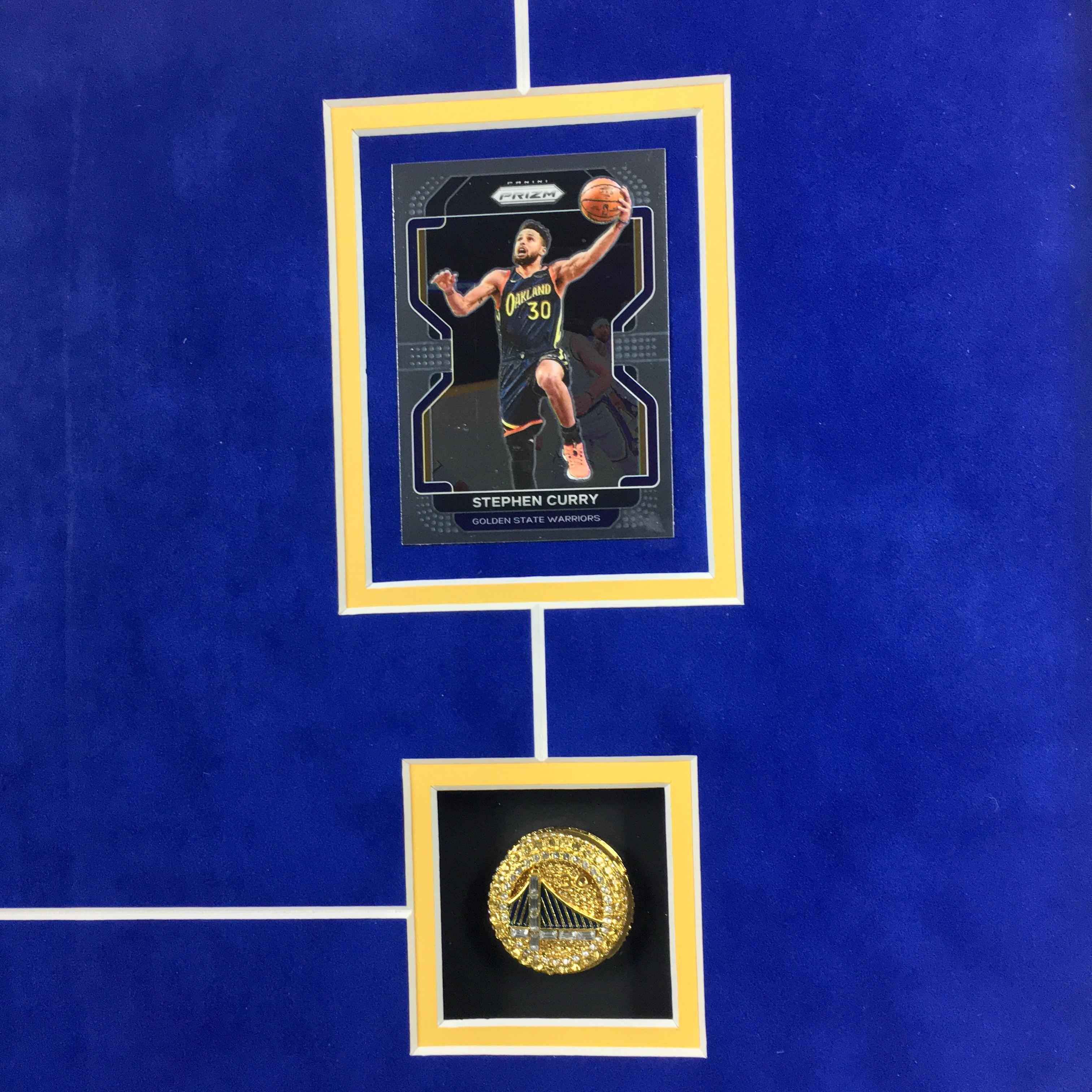 Stephen Curry Signed Jersey Framed