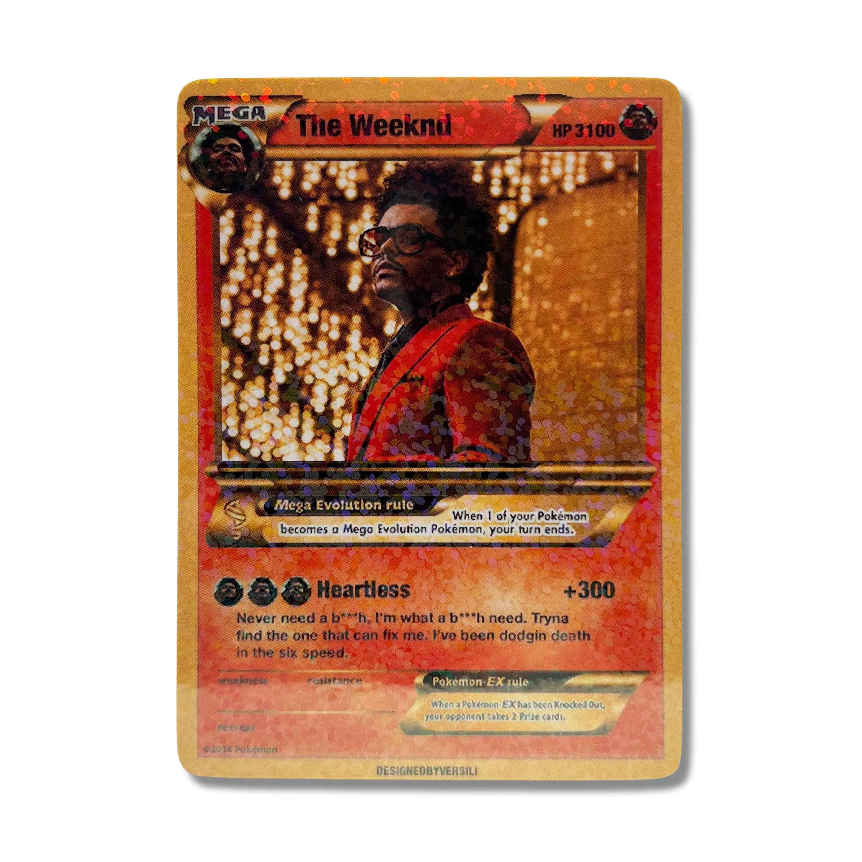 The Weeknd Pokemon Card