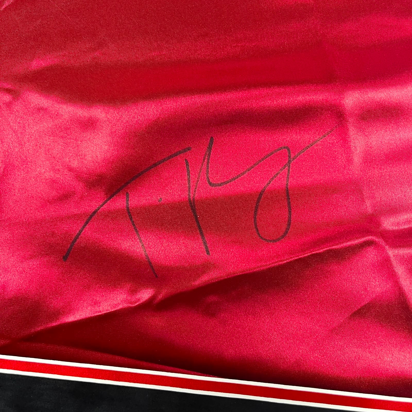 Tyson Fury Signed Trunks Framed