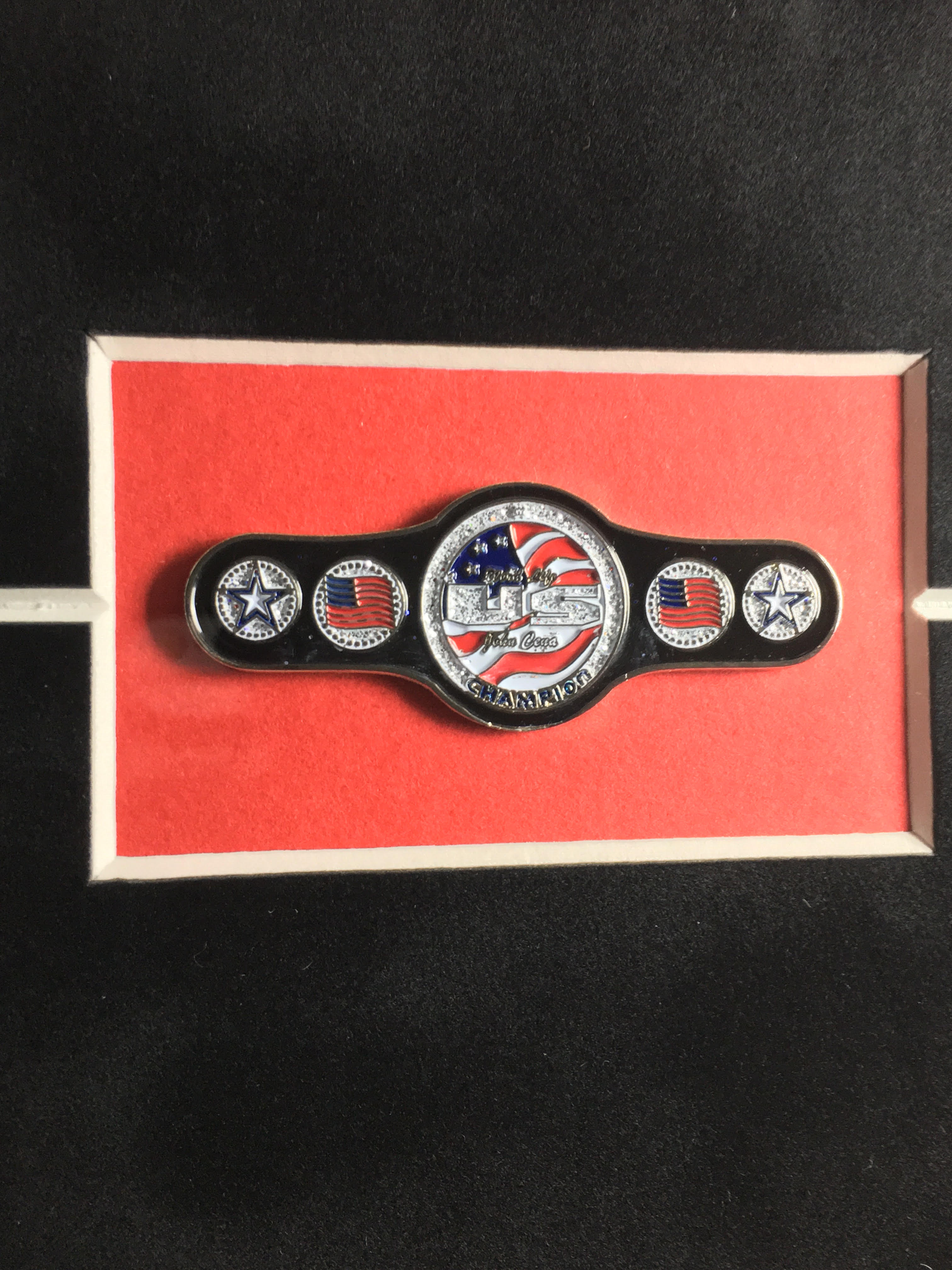 John Cena Signed Magazine with Spinner Belt