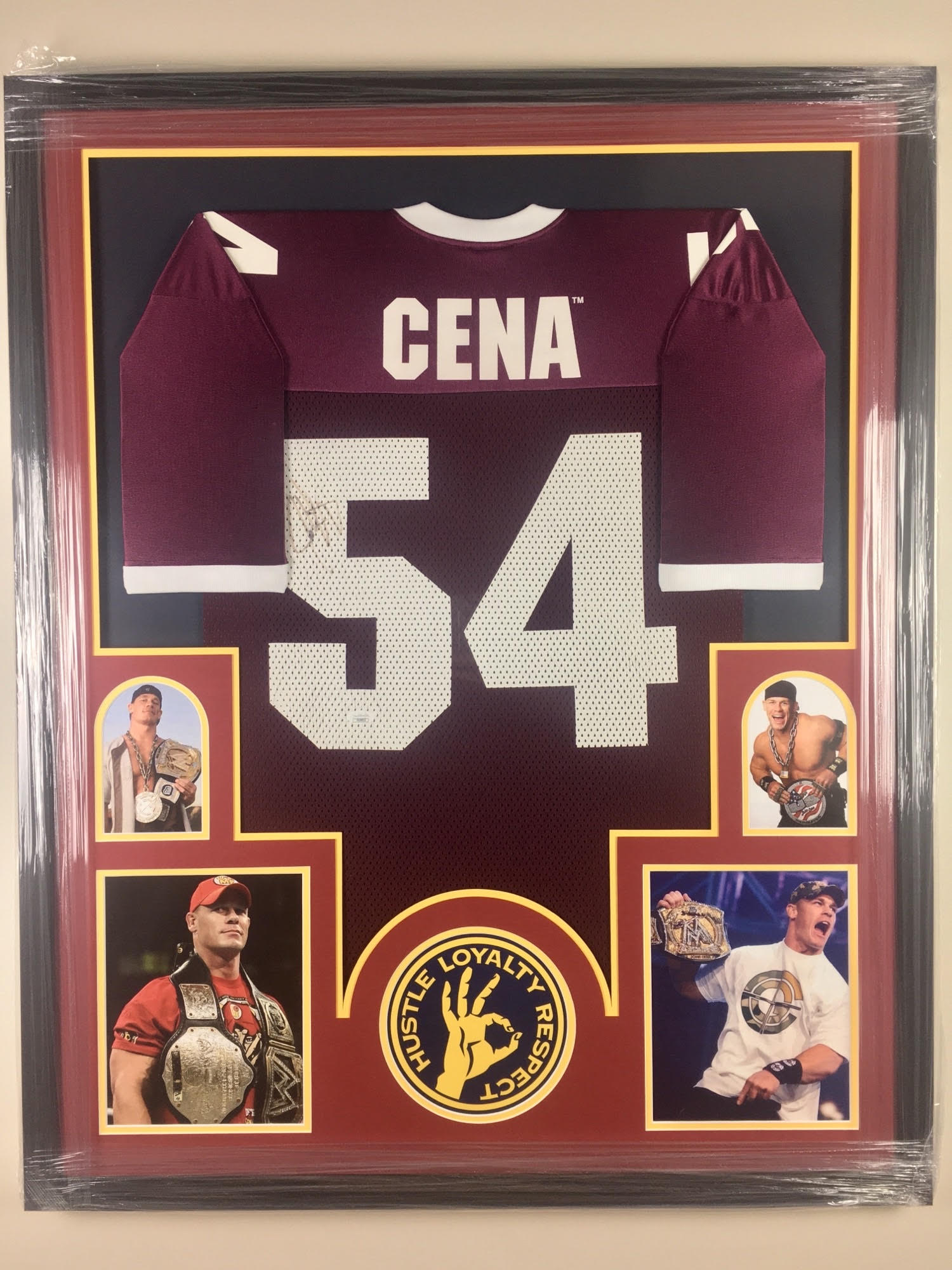 John Cena Signed Jersey Framed