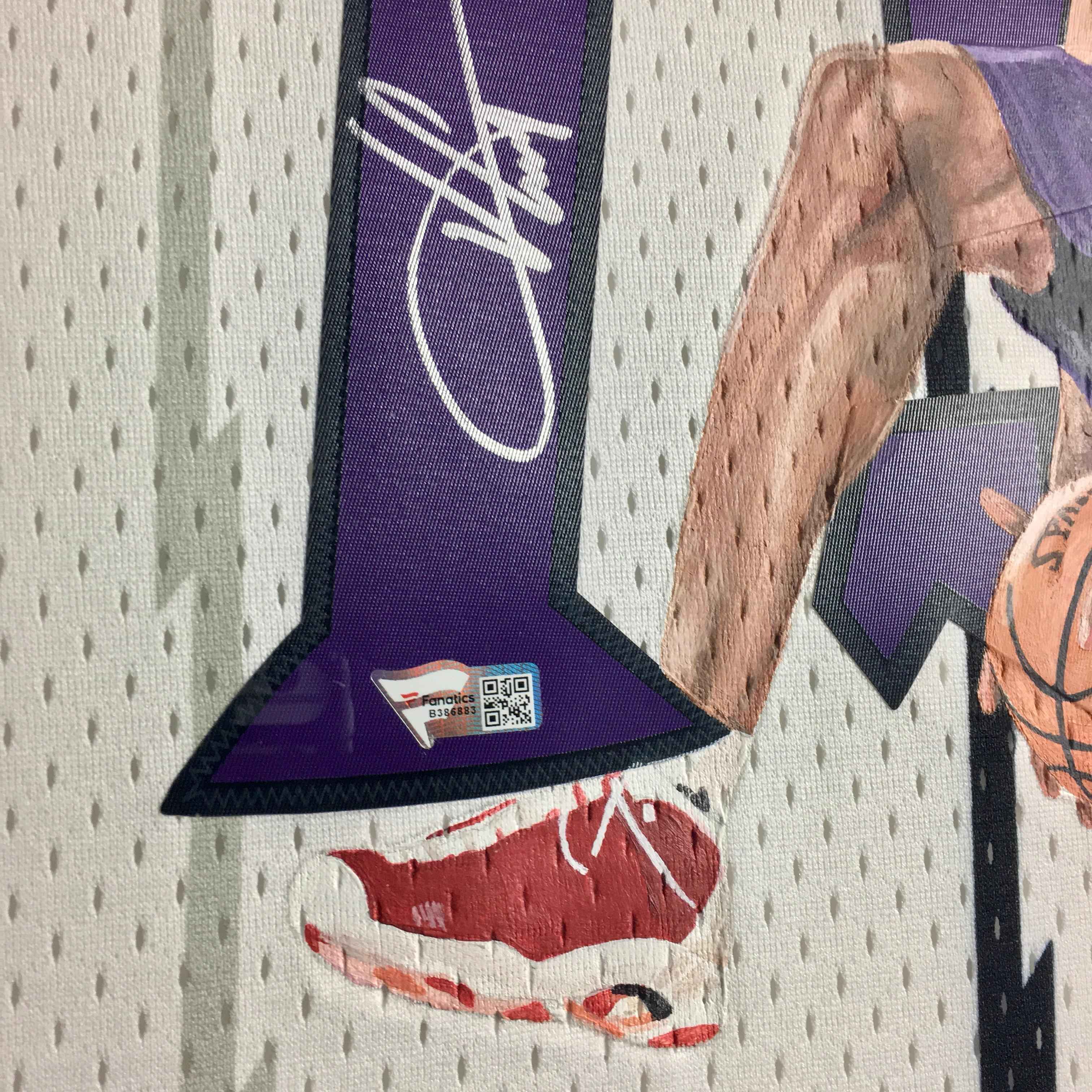 Vince Carter Signed Jersey Framed