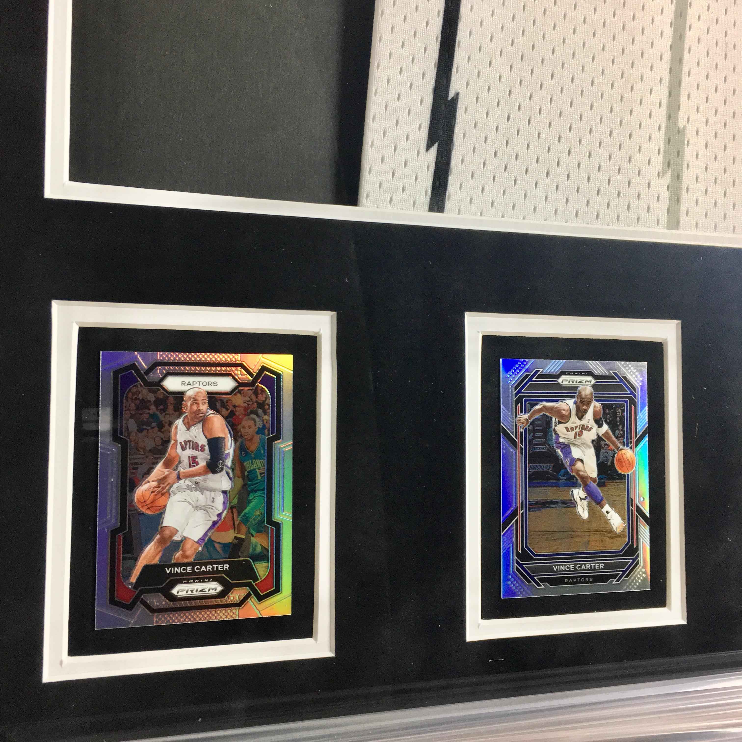 Vince Carter Signed Jersey Framed