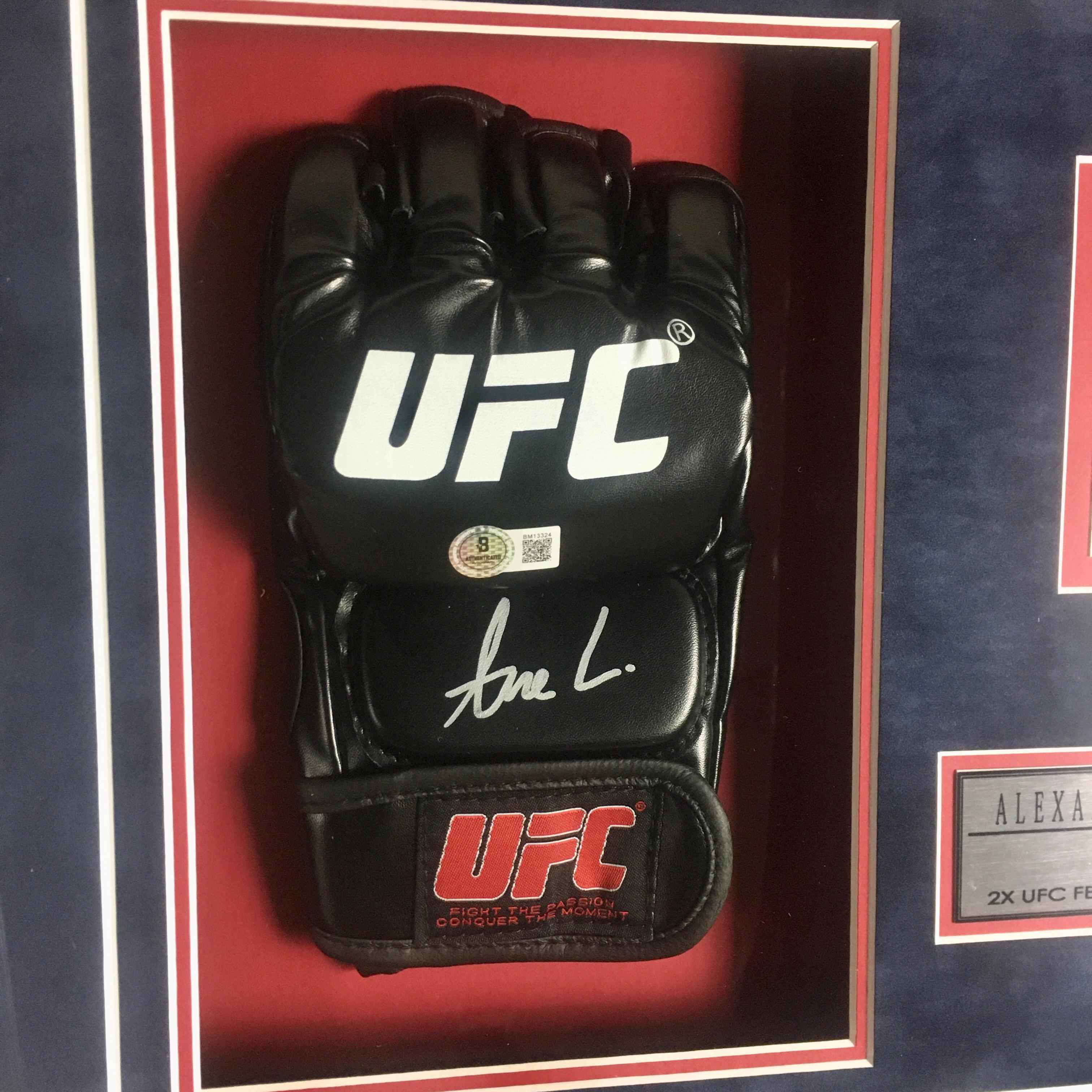 Alexander Volkanovski Signed Glove Framed