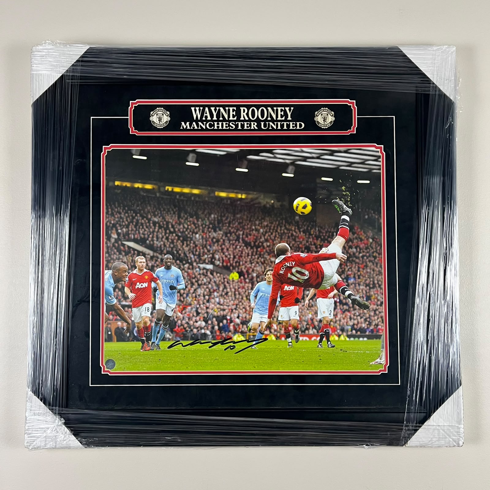 Wayne Rooney Signed Photo Framed