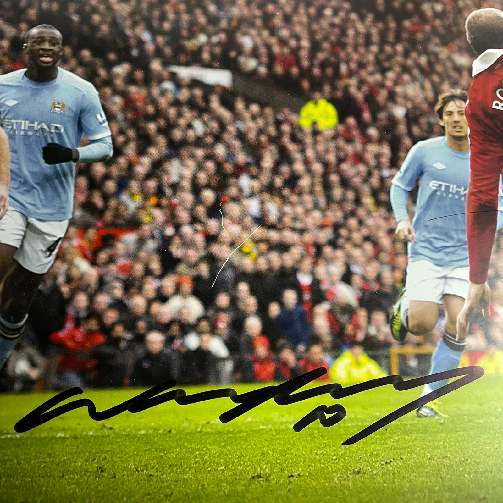 Wayne Rooney Signed Photo Framed