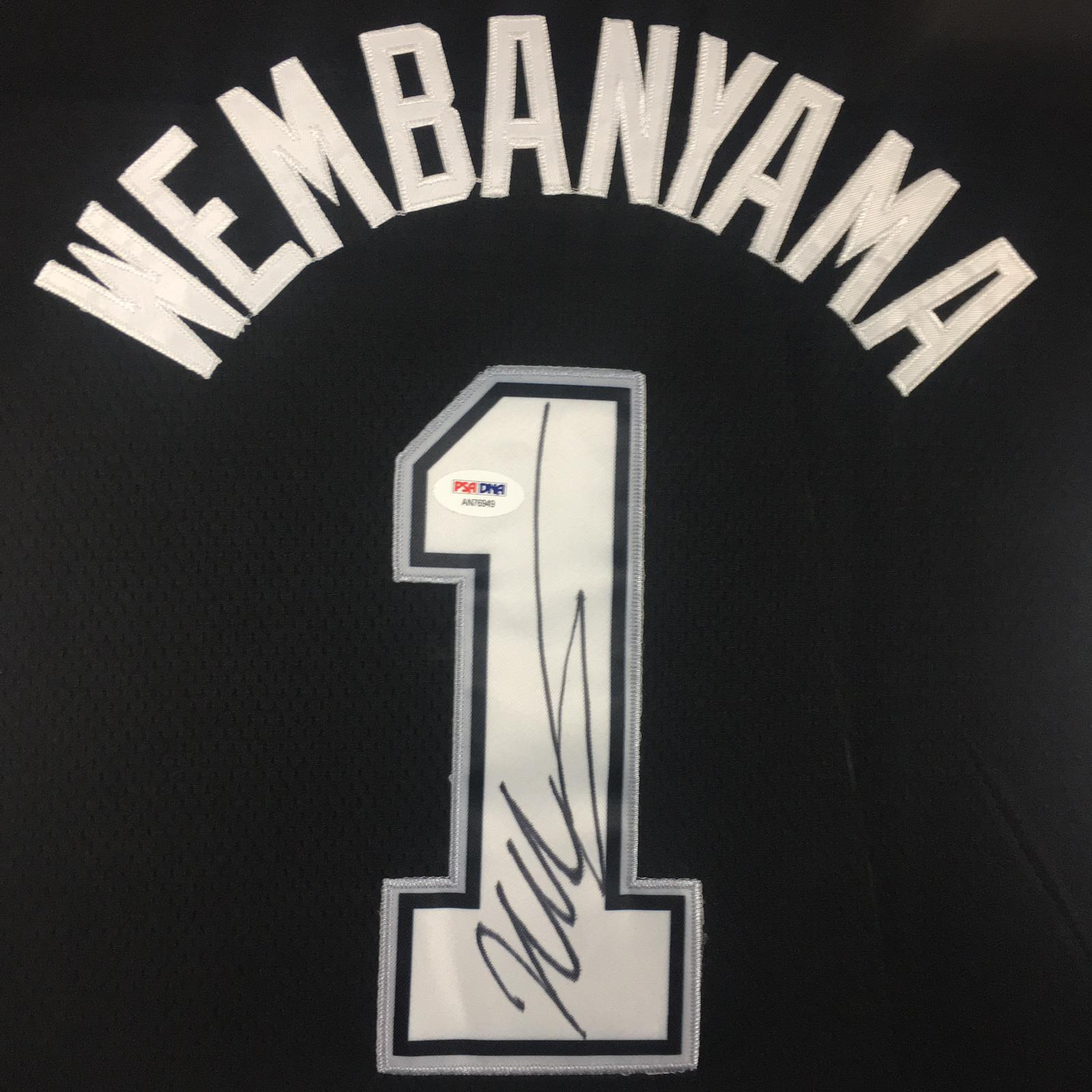 Victor Wembanyama Signed Jersey Framed