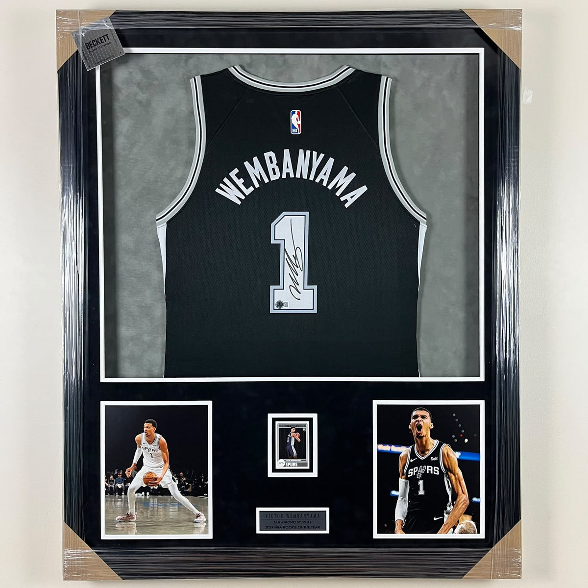Victor Wembanyama Signed Jersey Framed