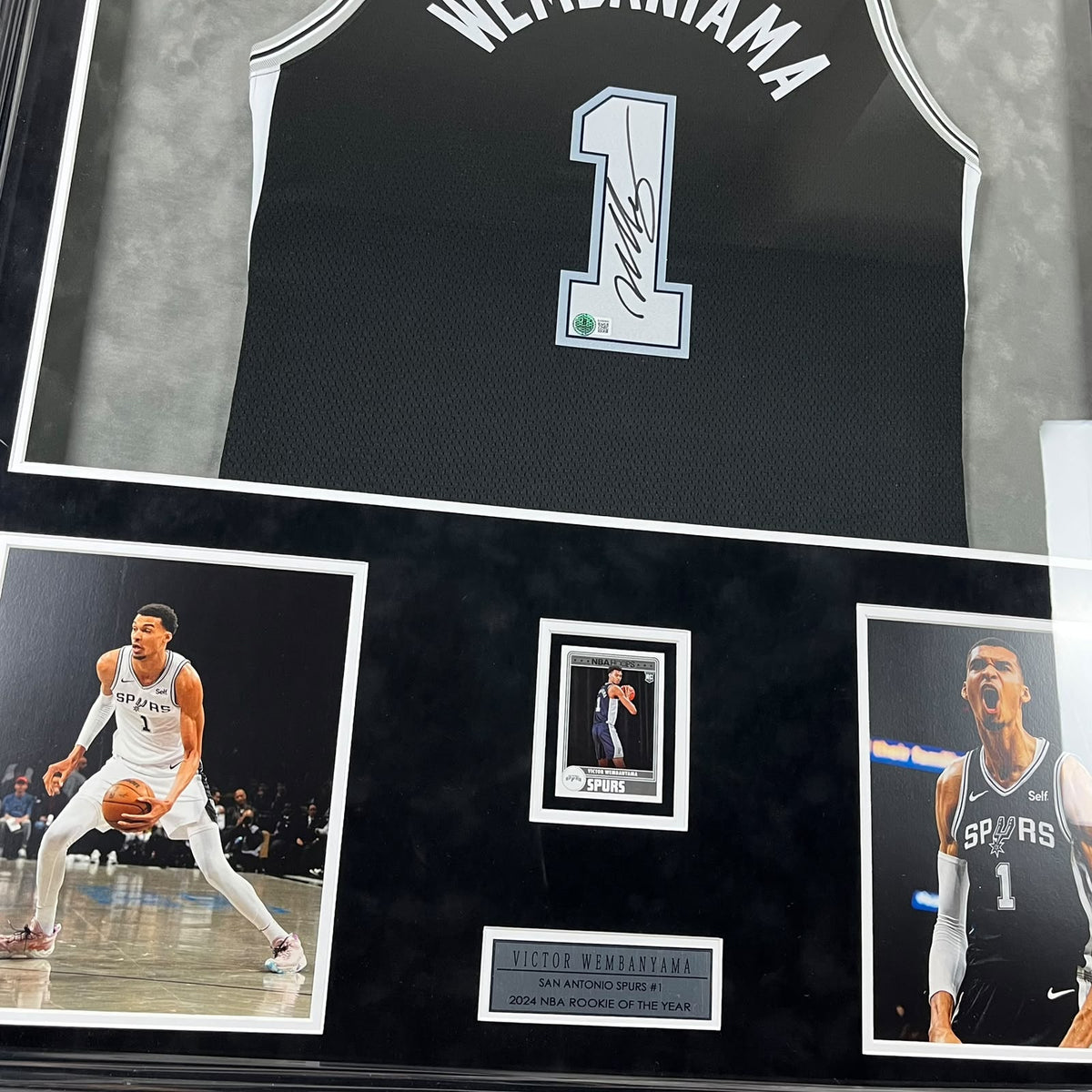 Victor Wembanyama Signed Jersey Framed