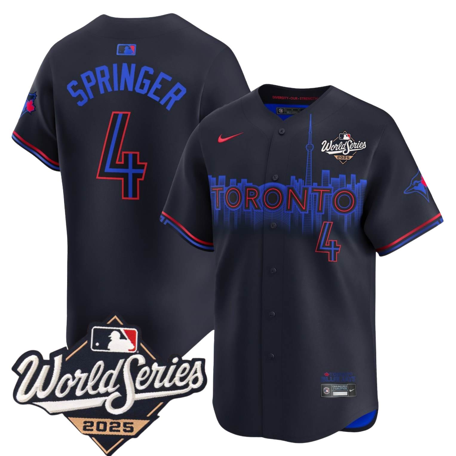 World Series City Connect Blue Jays George Springer Jersey