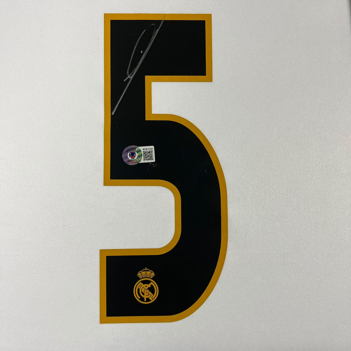 Zinedine Zidane Signed Jersey Framed