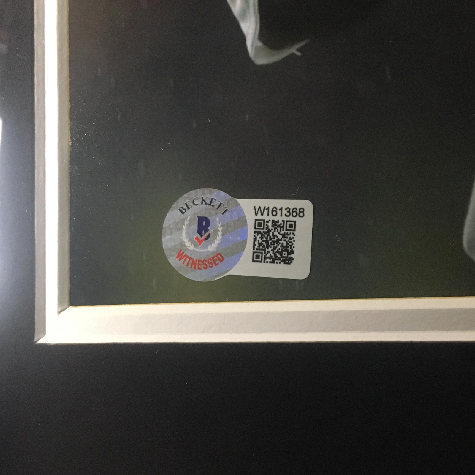 Zinedine Zidane Signed Photo Framed