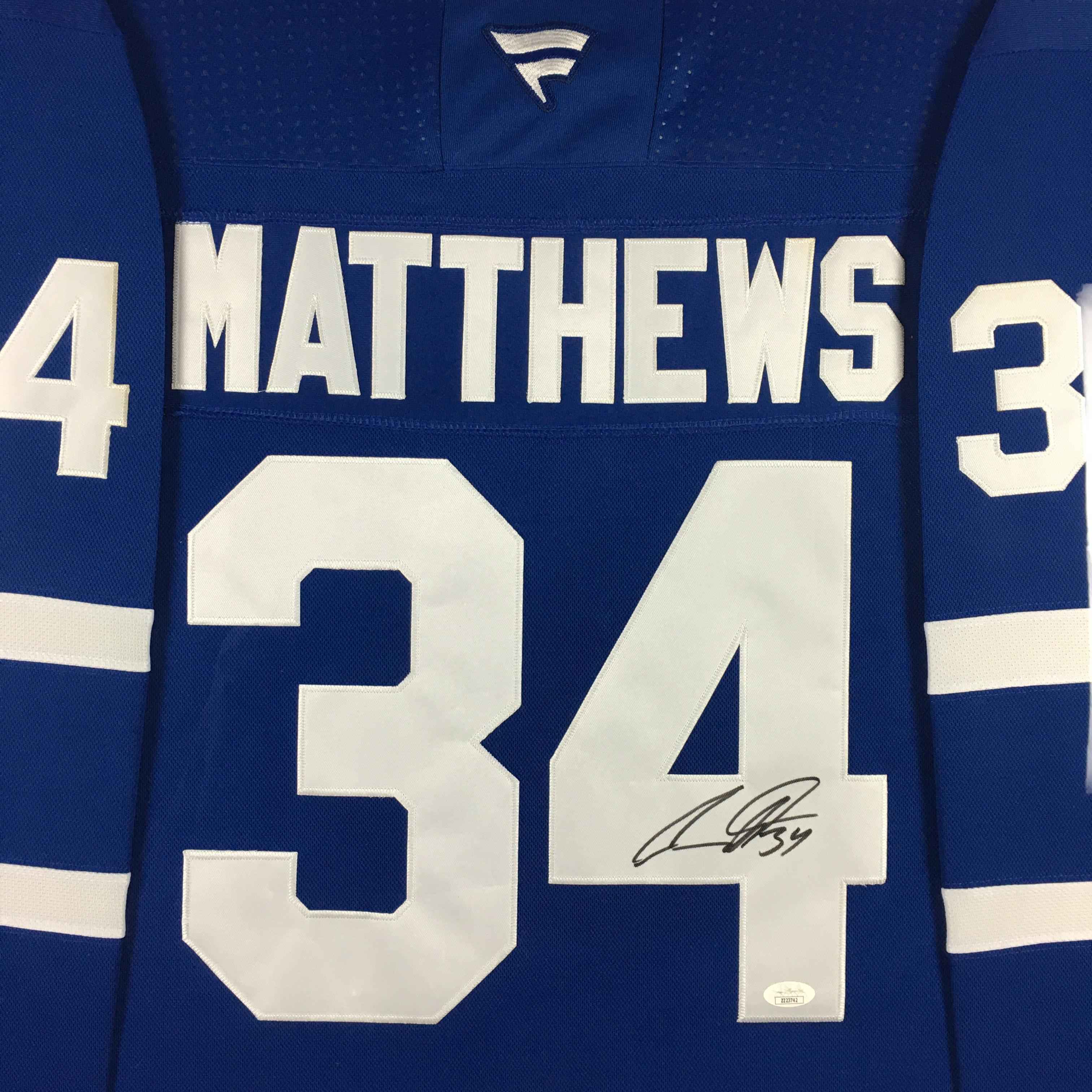 Auston Matthews Signed Jersey Framed
