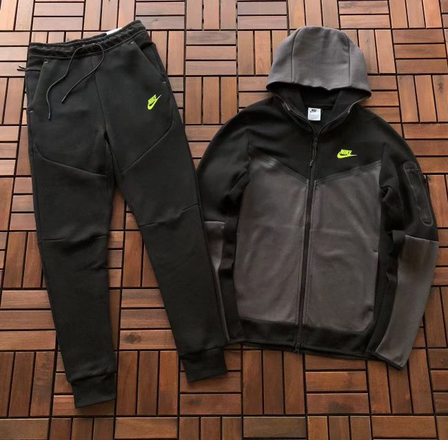 Black Volt Nike Tech Fleece Tracksuit