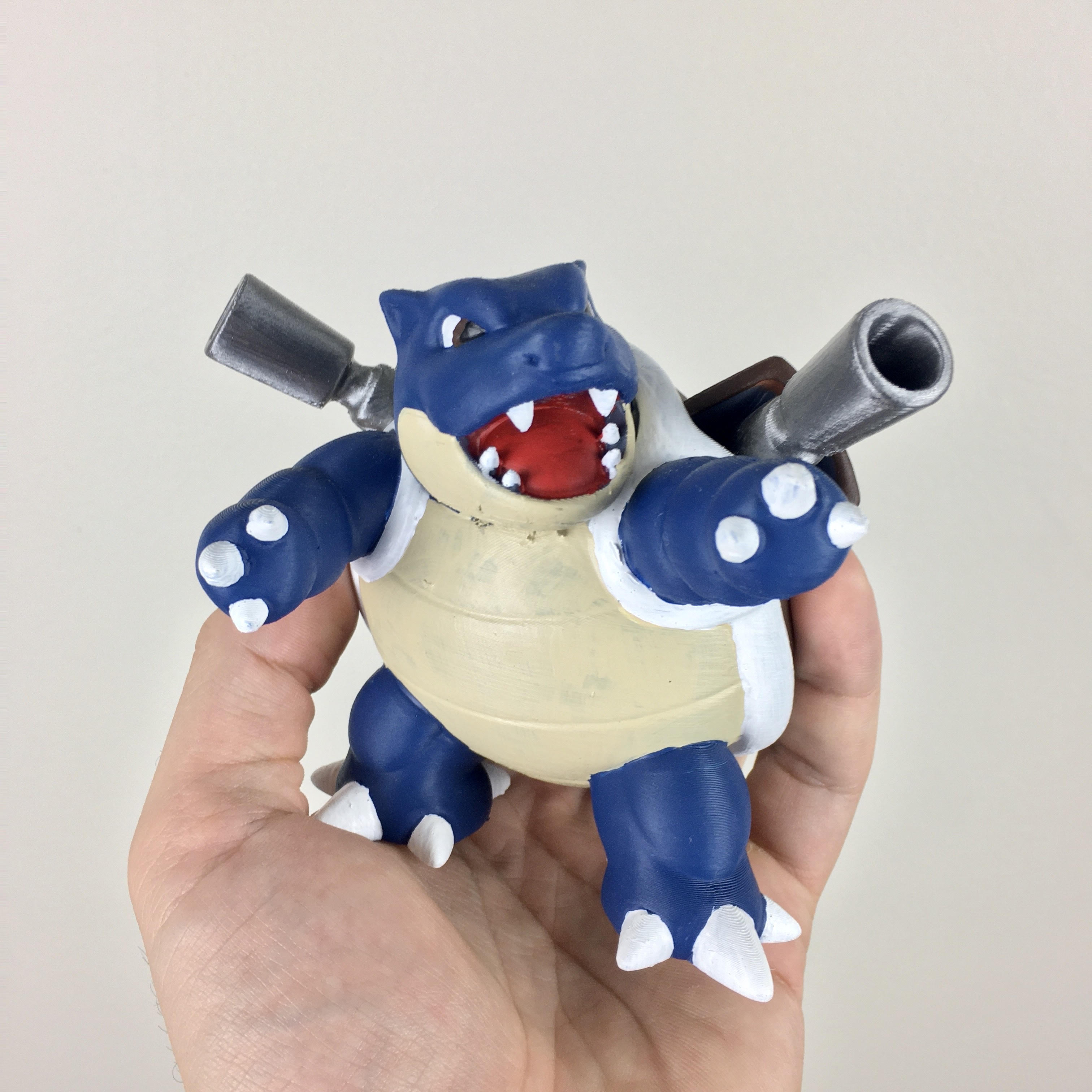 Blastoise Figure 3D Printed Hand Painted