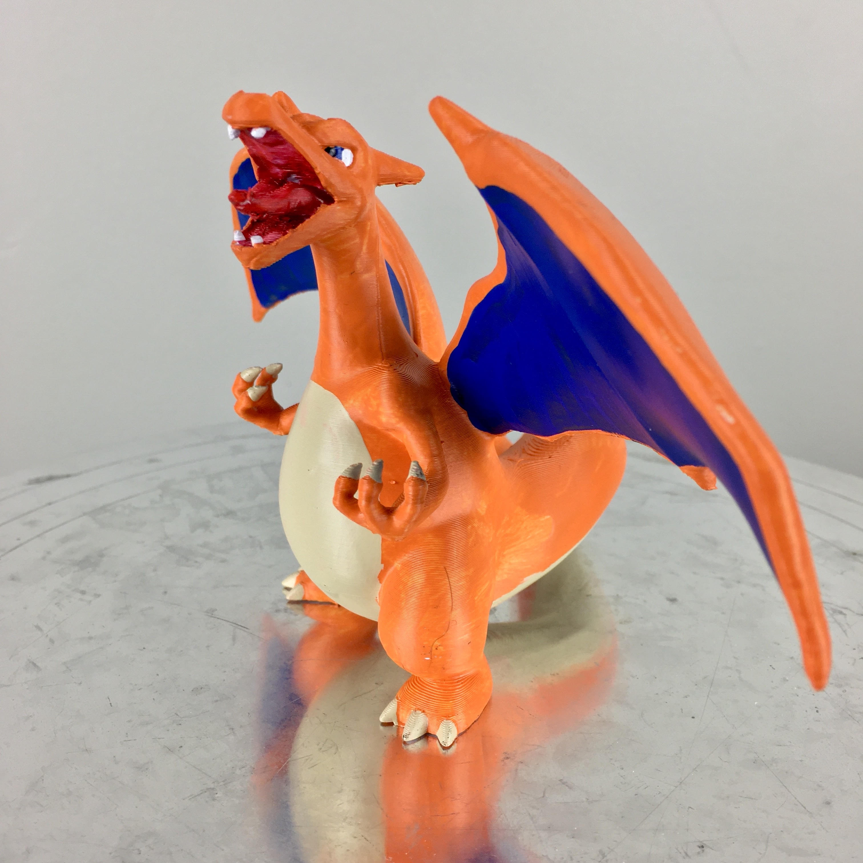 Charizard Figure 3D Printed Hand Painted