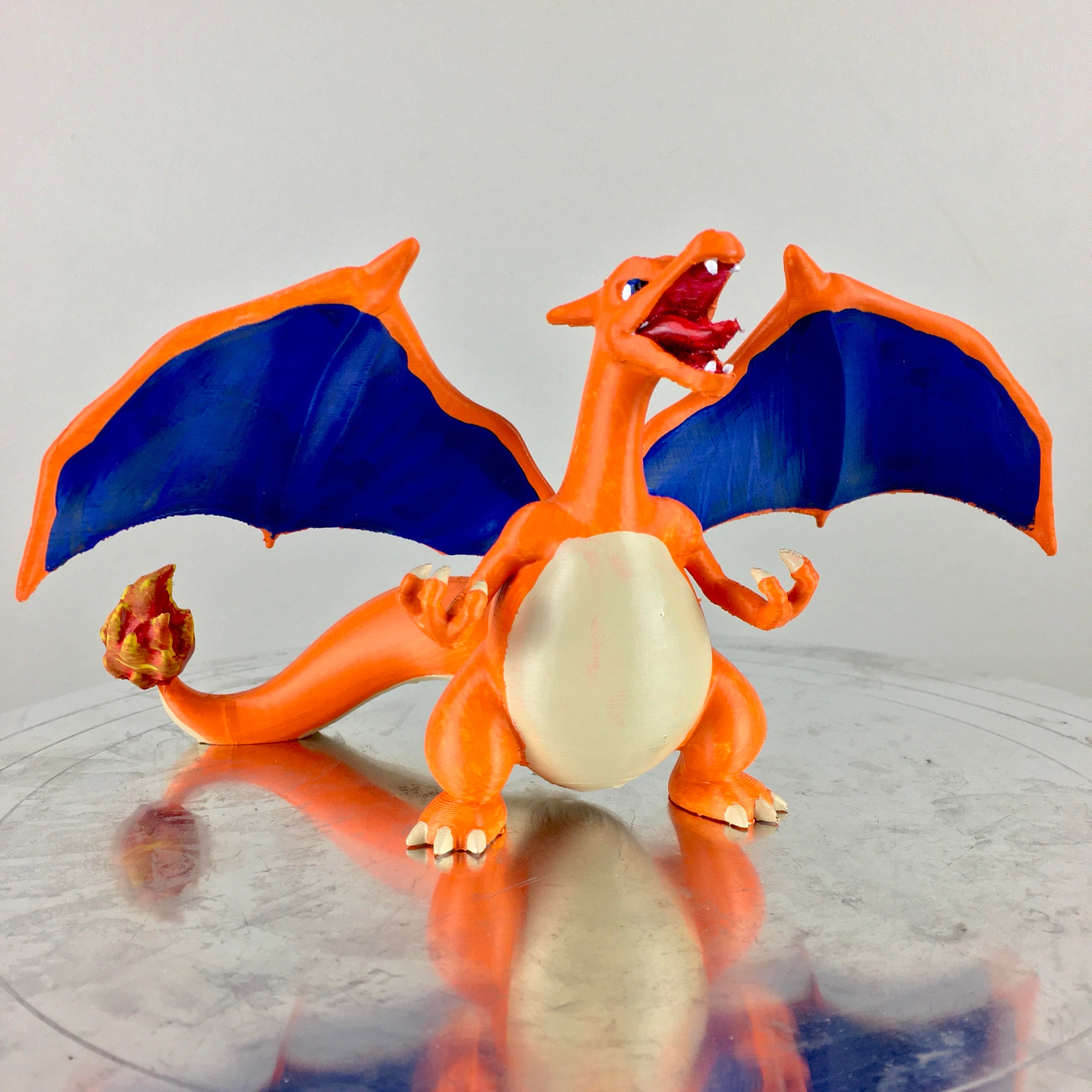 Charizard Figure 3D Printed Hand Painted