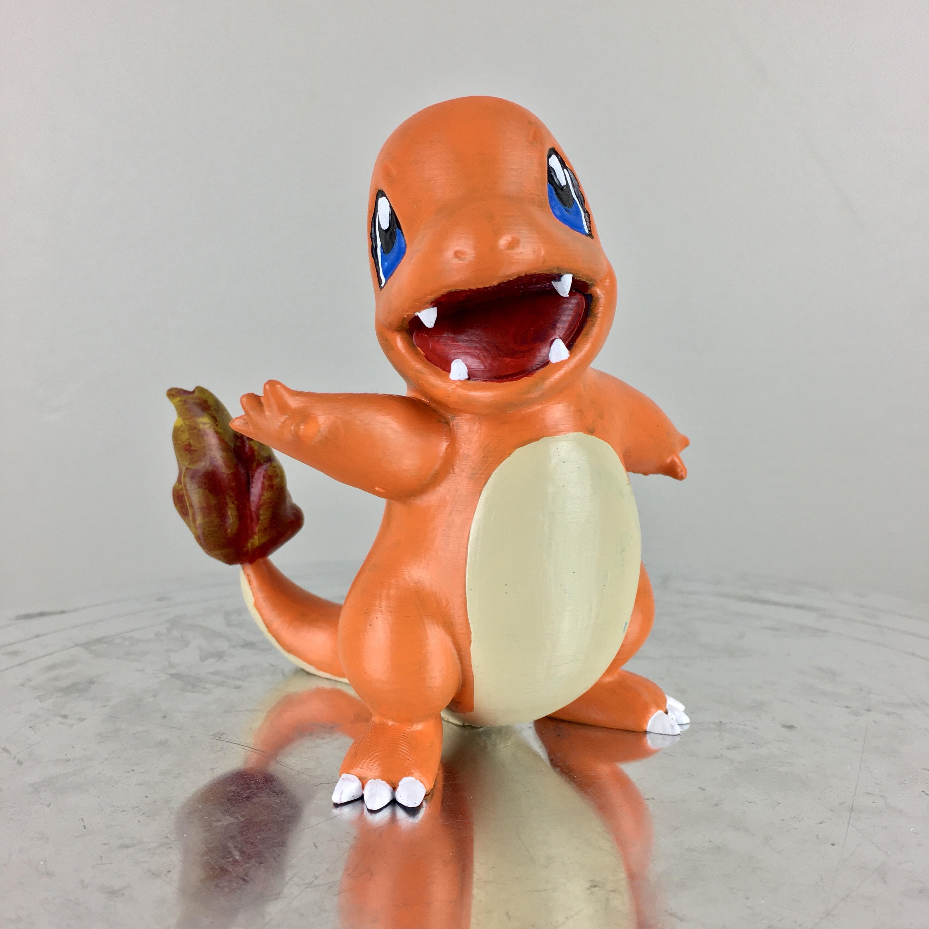 Charmander Figure 3D Printed Hand Painted