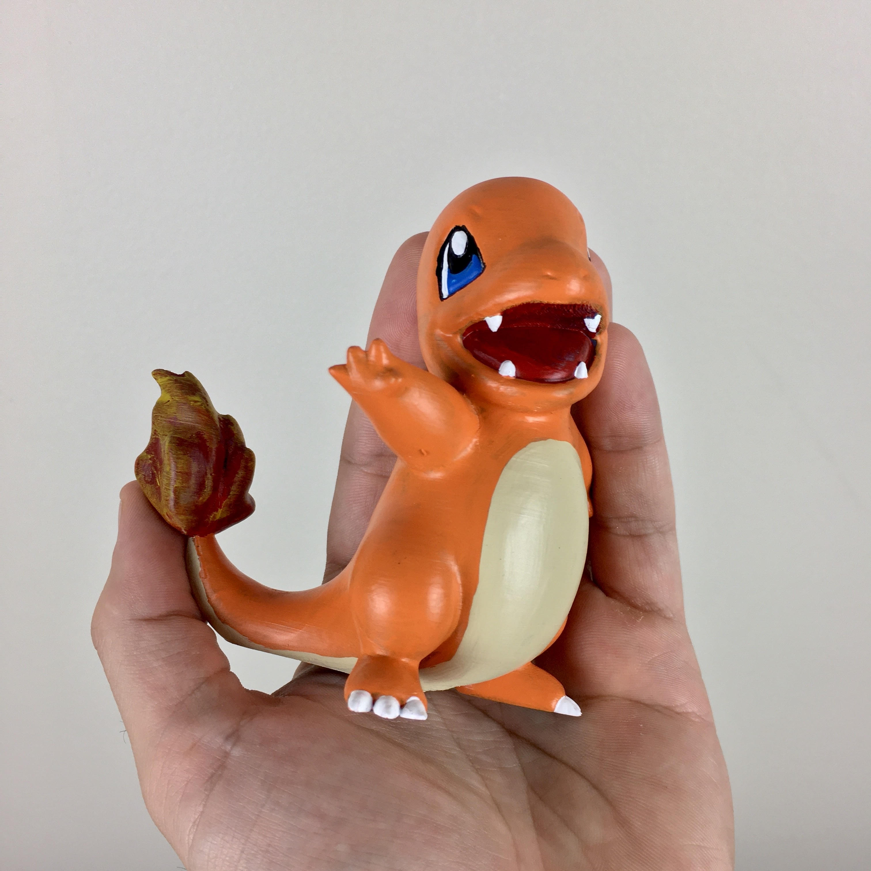 Charmander Figure 3D Printed Hand Painted