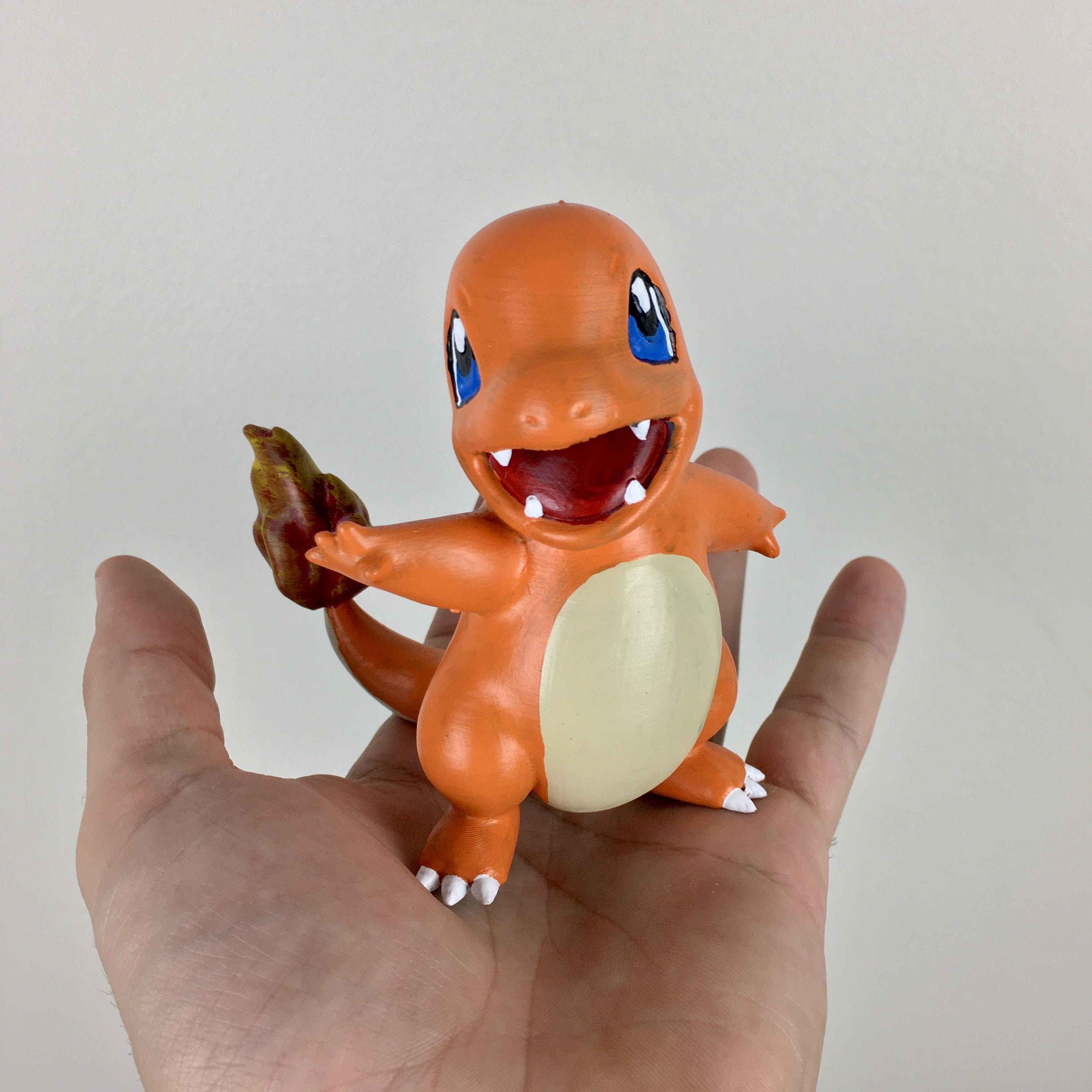 Charmander Figure 3D Printed Hand Painted