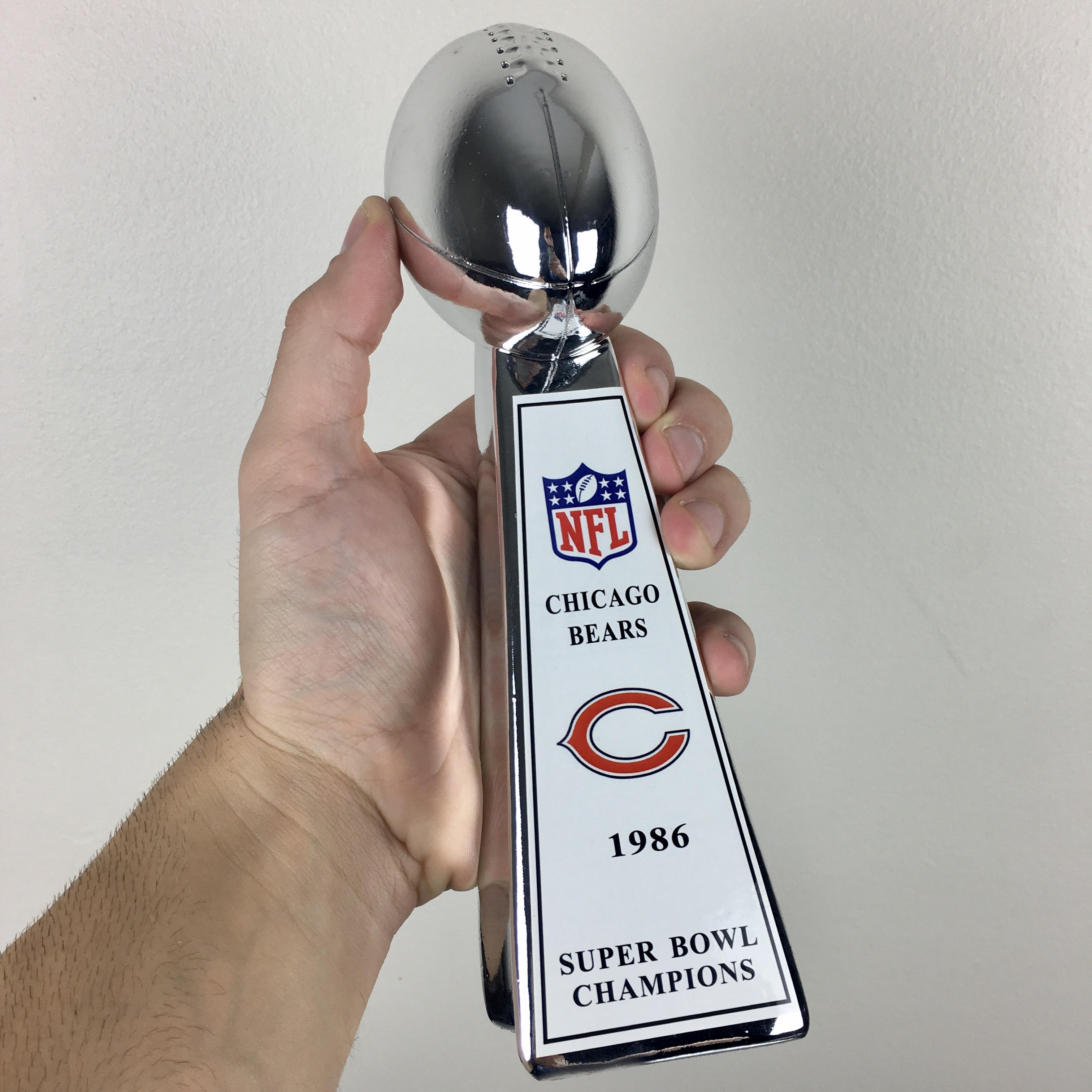 Chicago Bears Super Bowl Trophy