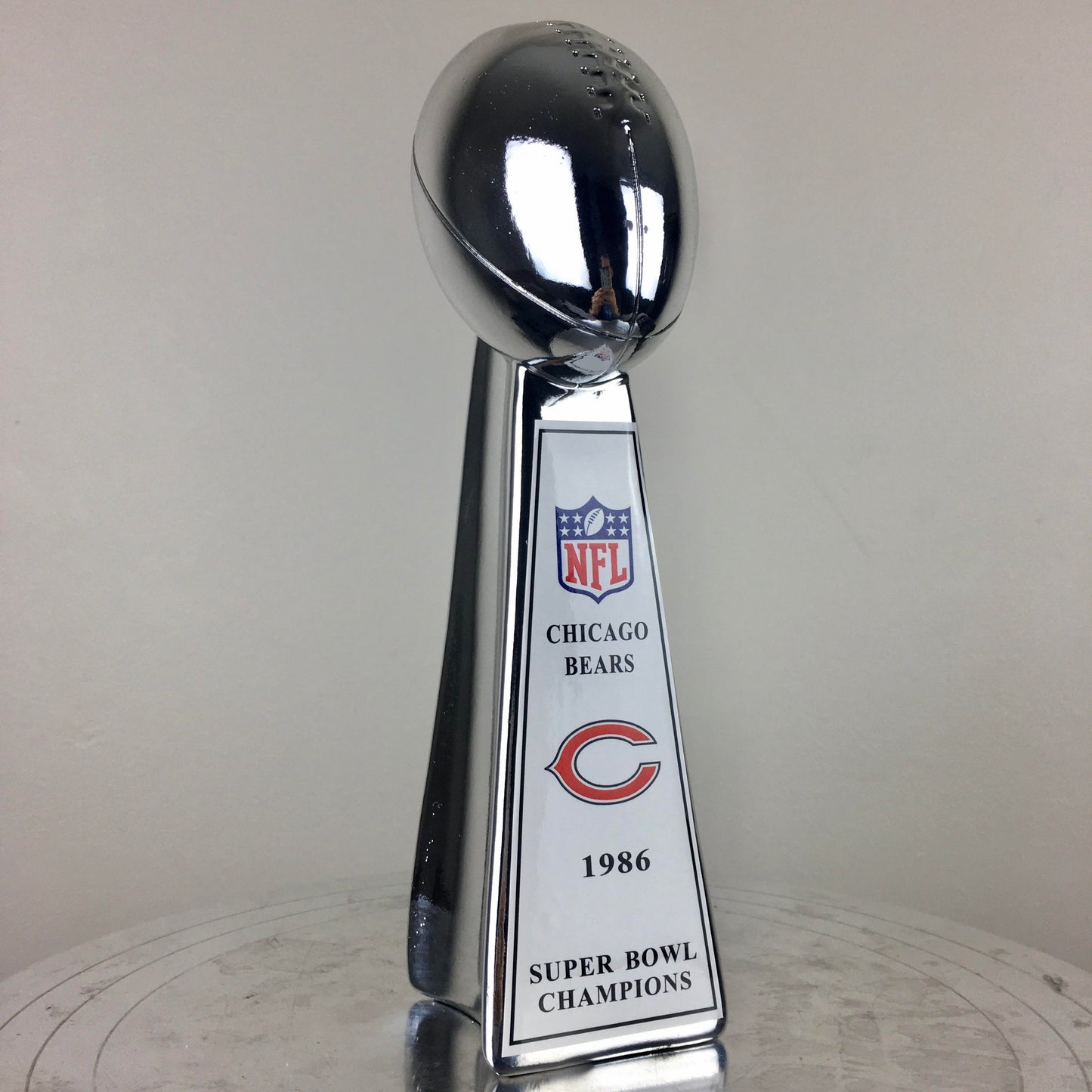 Chicago Bears Super Bowl Trophy
