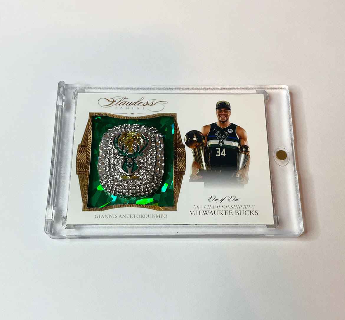 Custom Giannis Antetokounmpo Ring Card