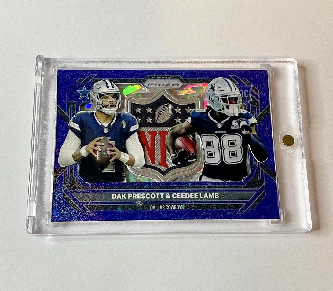 Custom Dak Prescott Ceedee Lamb Shield Card