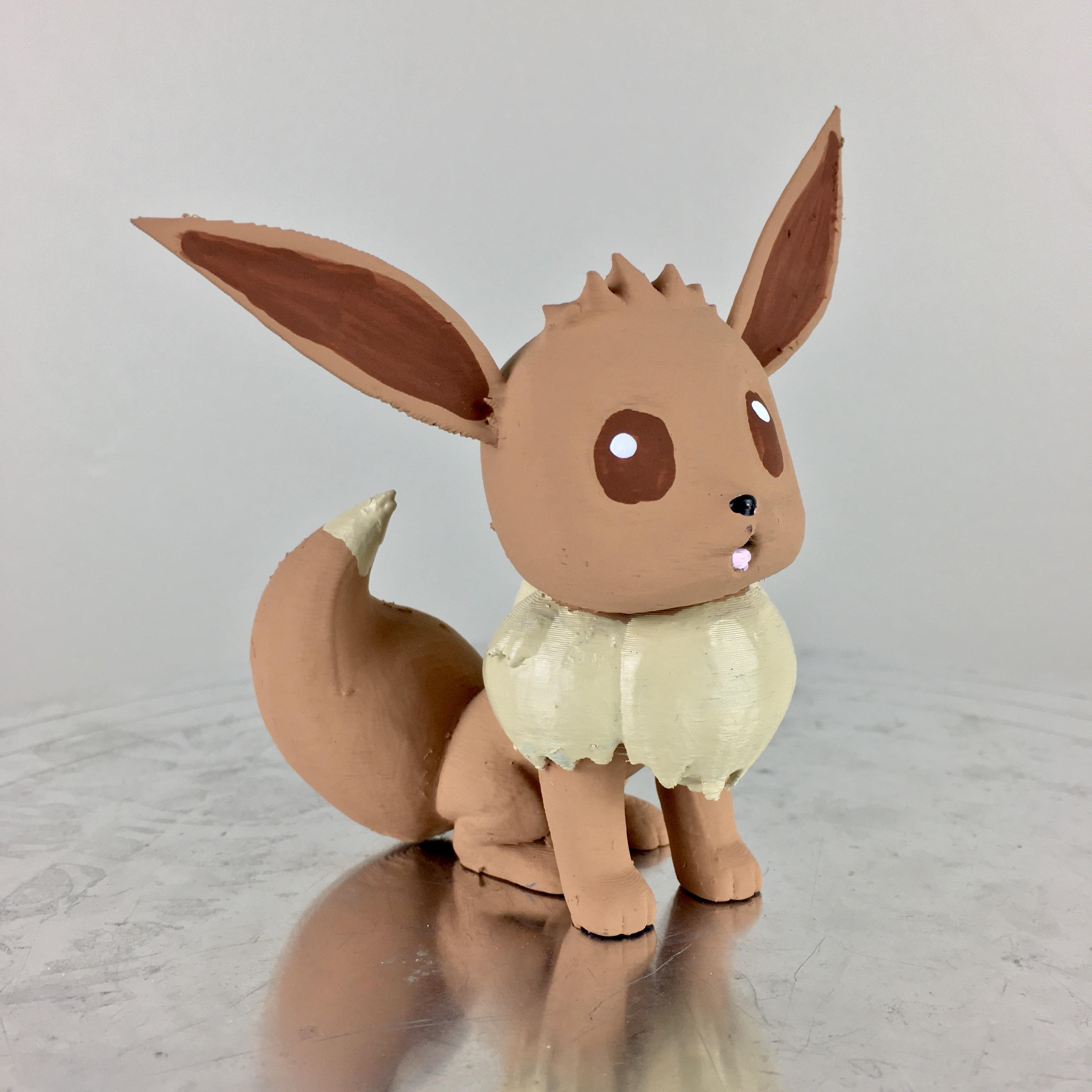 Eevee Figure 3D Printed Hand Painted