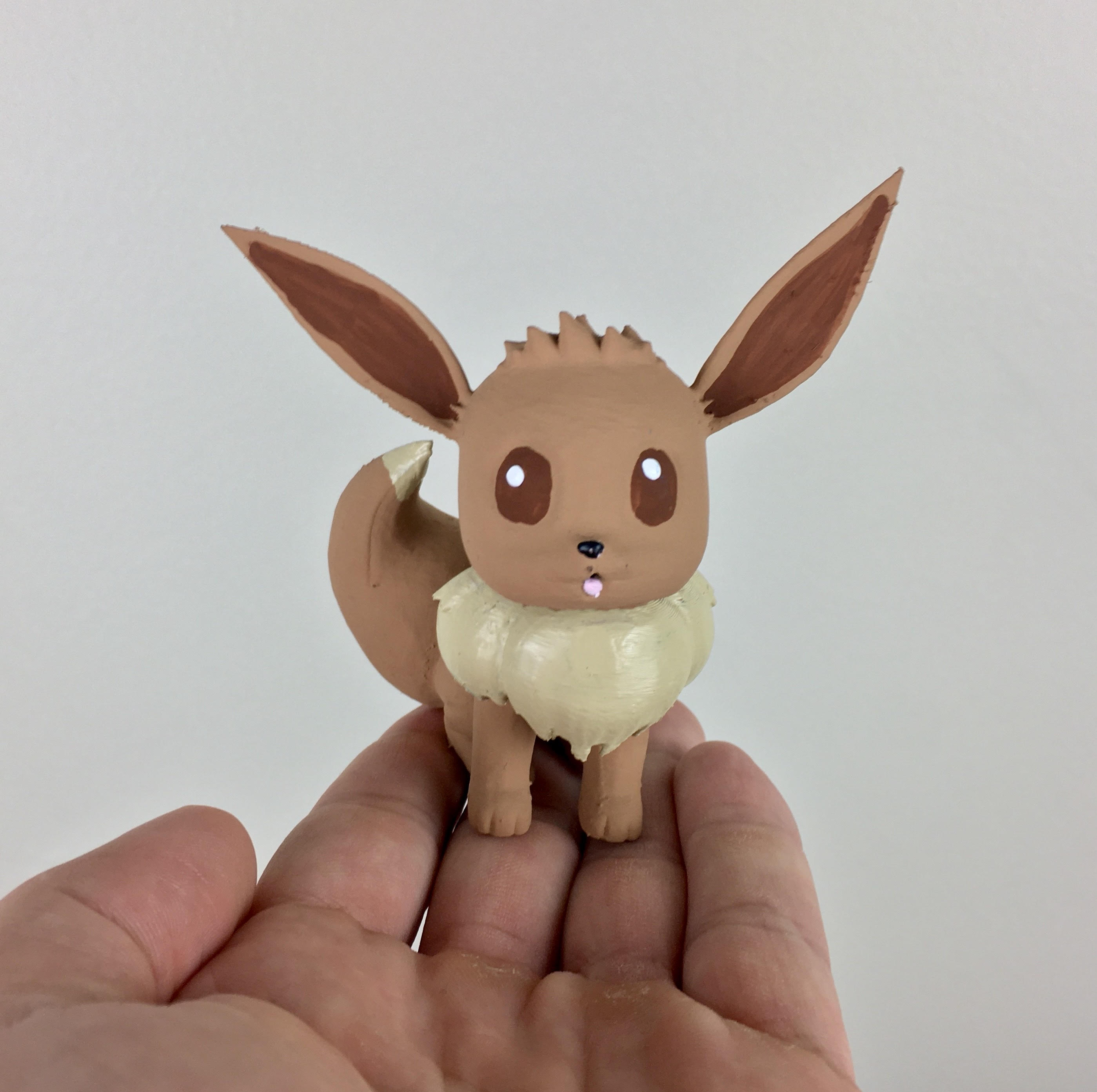 Eevee Figure 3D Printed Hand Painted