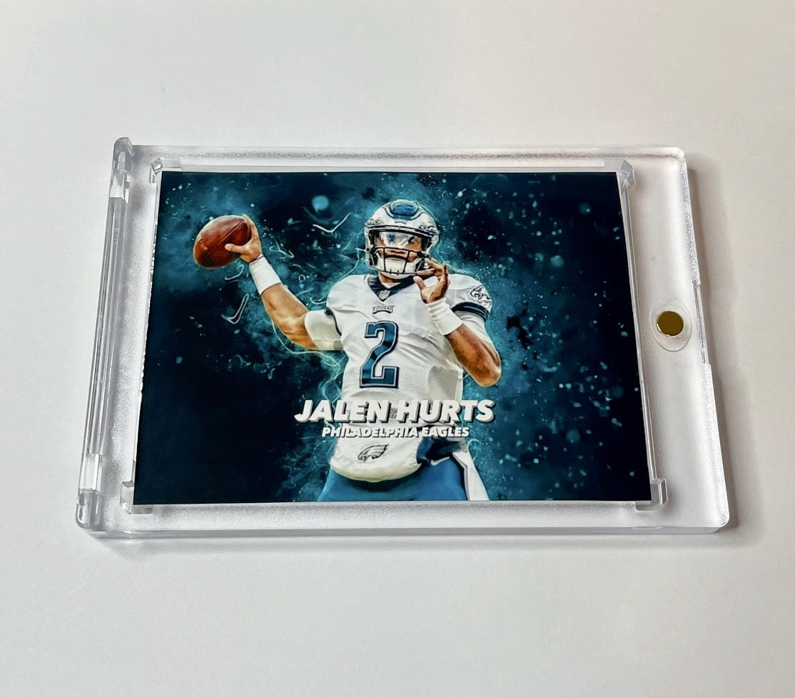 Custom Jalen Hurts Shield Card