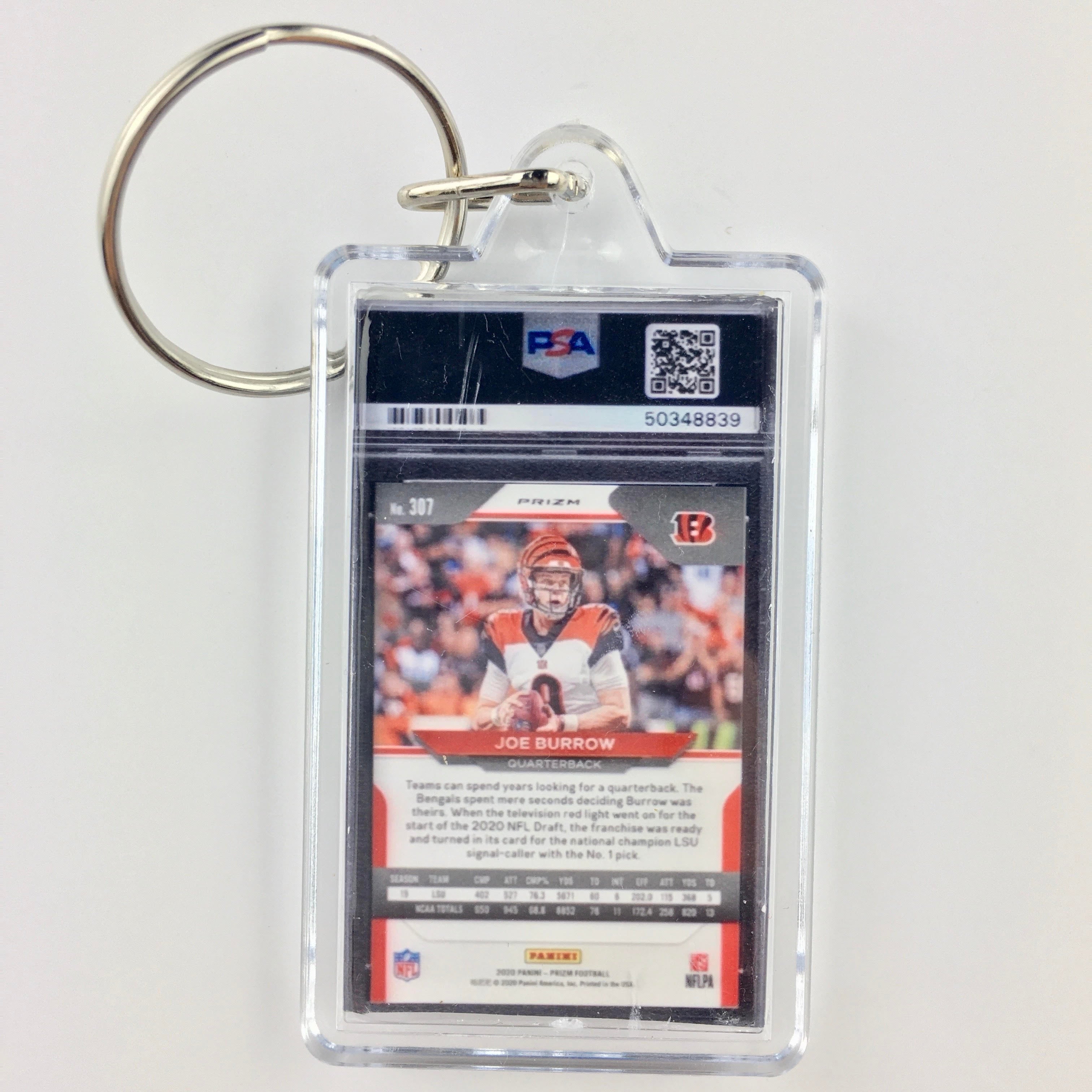 Joe Burrow Keychain