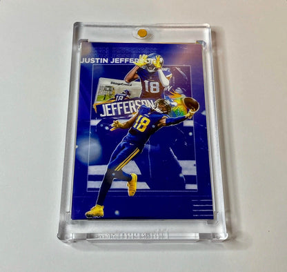 Custom Justin Jefferson Patch Card