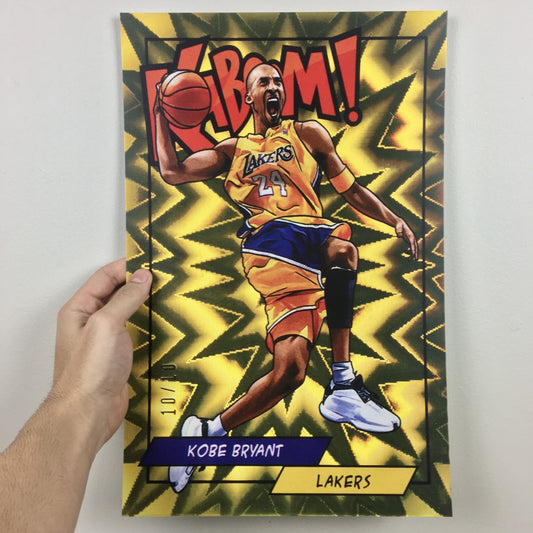 Kobe Bryant Auto Poster