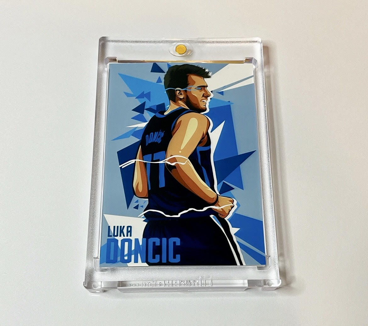 Custom Luka Doncic Patch Card