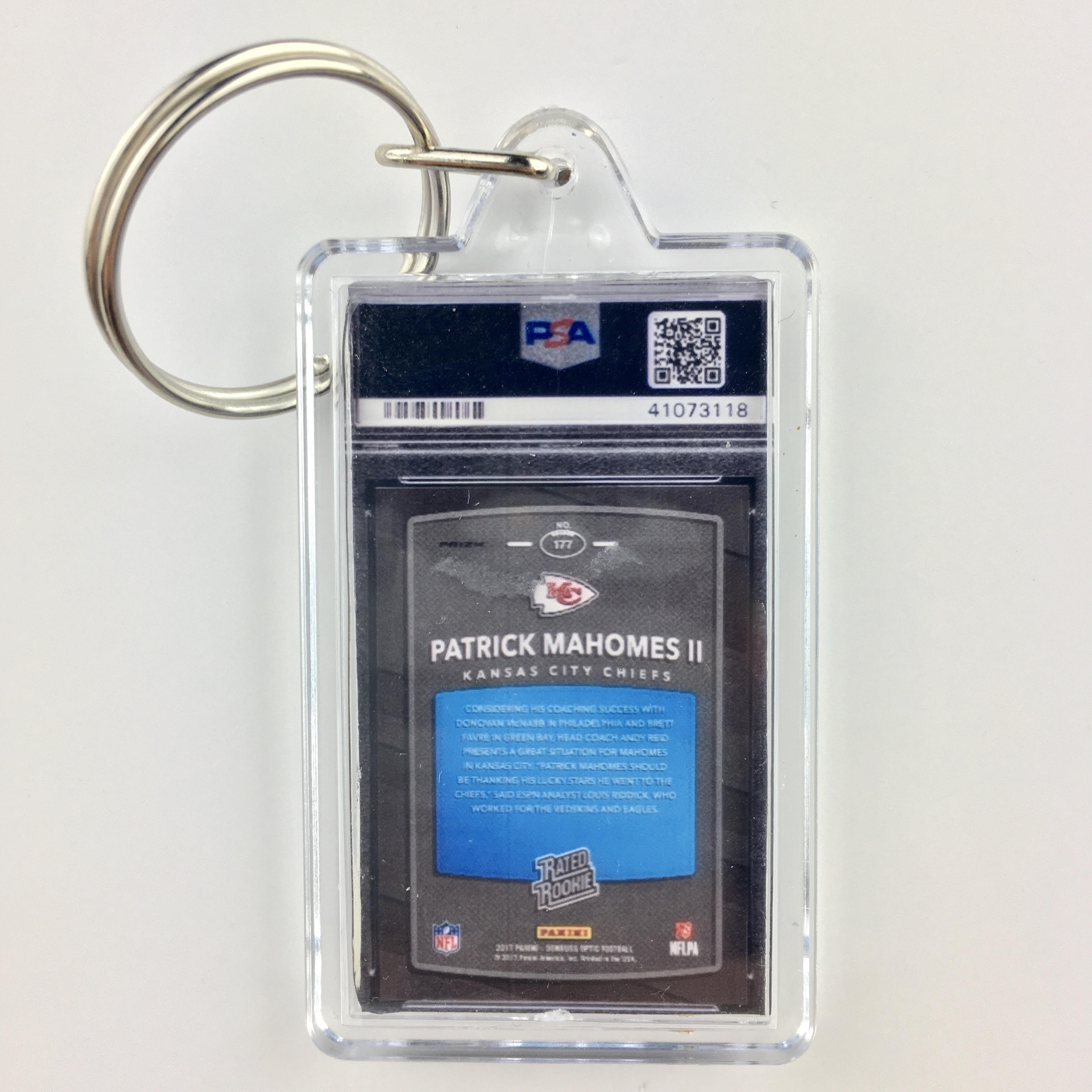 Patrick Mahomes Keychain