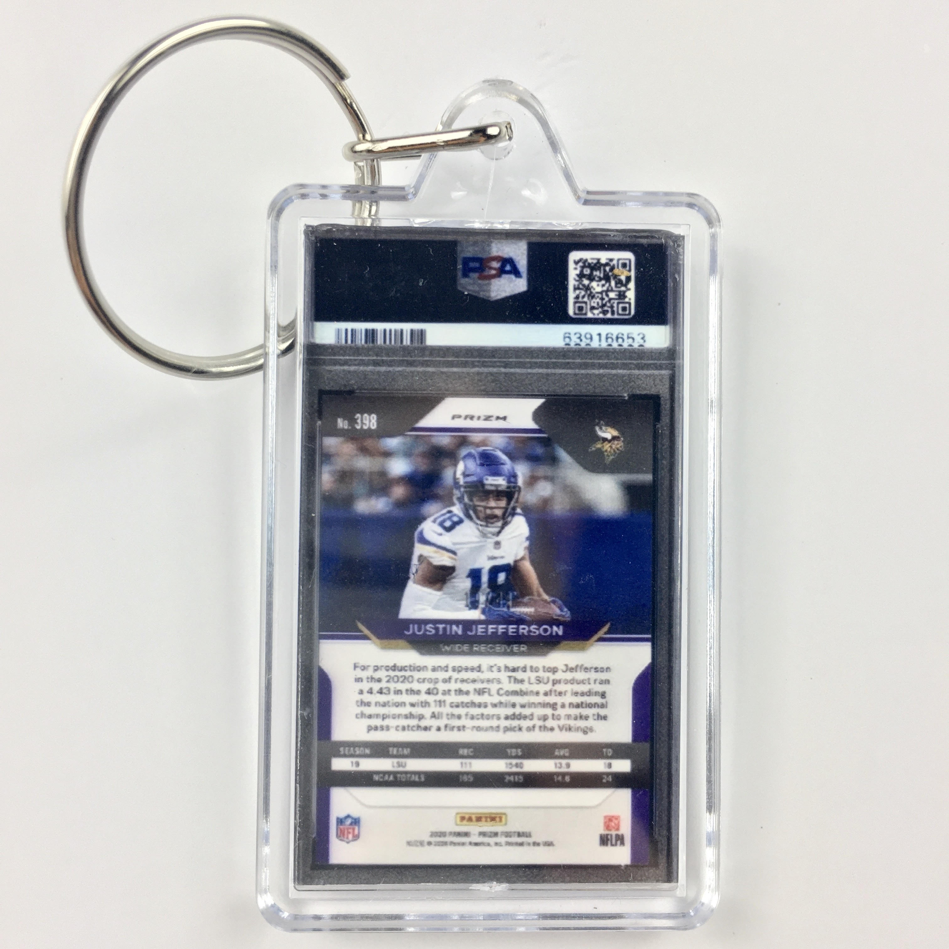 Justin Jefferson Keychain