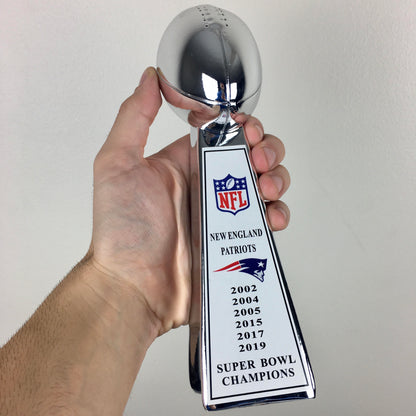 New England Patriots Super Bowl Vince Lombardi Trophy 10"